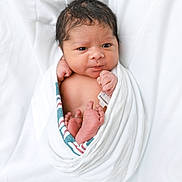 Ahnaf H Ruzain joined the competition — help win amazing prizes! newborn, baby, infant, wrapped, blanket, hospital, bed, skin, face, feet, hand, portrait, cute, sleepwear, resting, fresh, young, person, indoors, soft