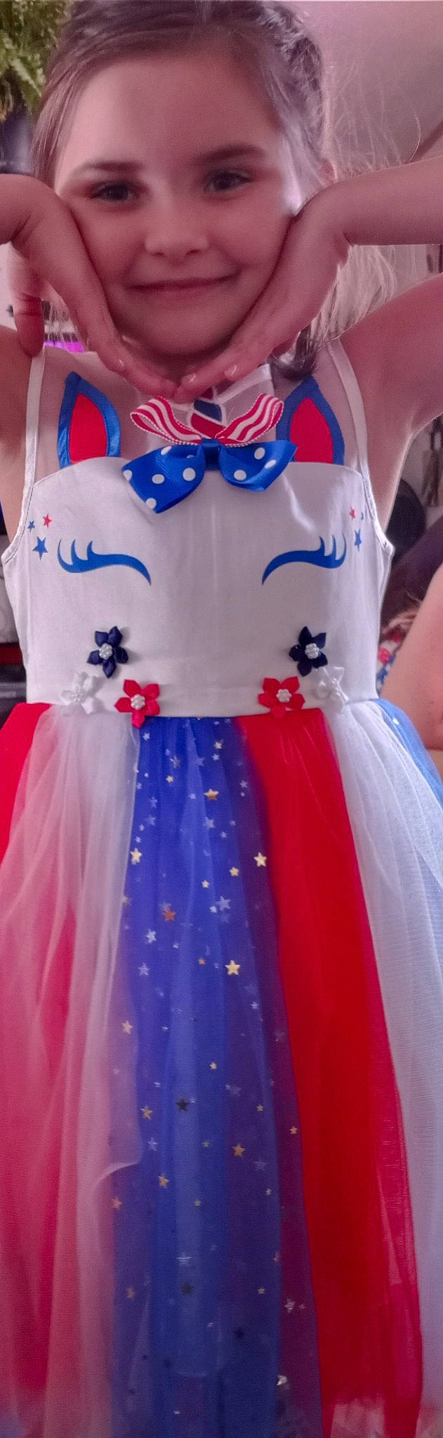 Alexus is registered to the contest to win money with this photo: costume_design, day_dress, doll, dress, electric_blue, embellishment, event, fashion_design, formal_wear, gown, hairstyle, joy, magenta, one_piece_garment, pattern, person, pink, shoulder, sleeve, textile