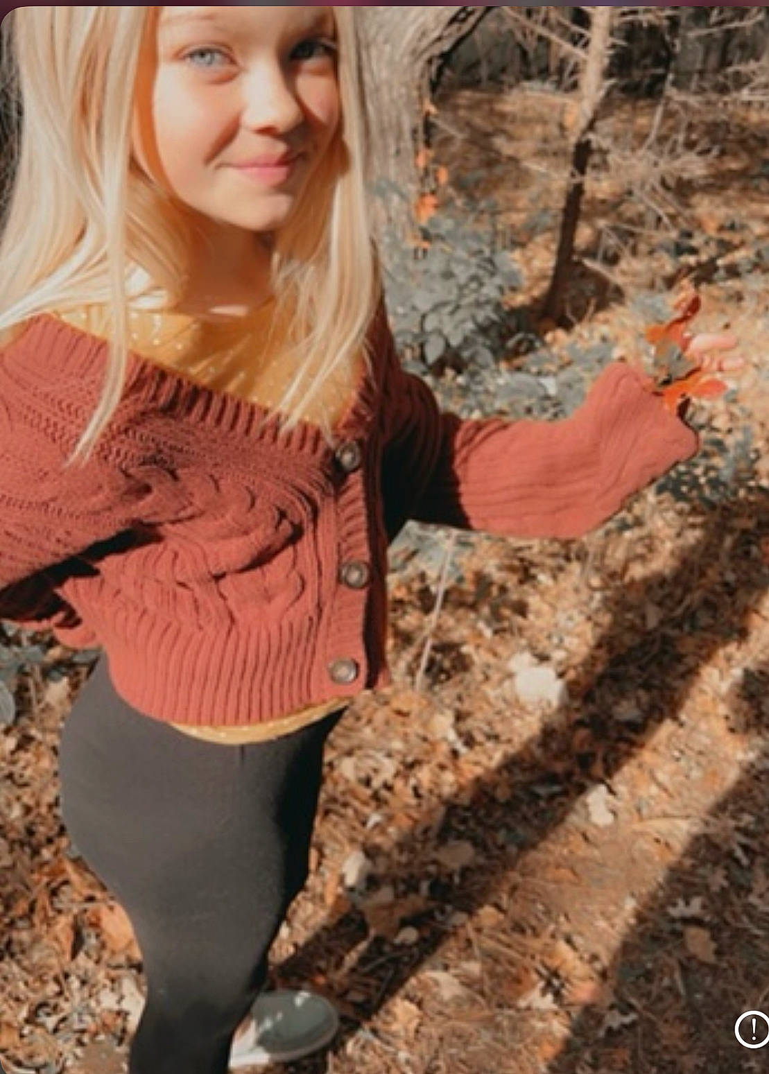 Makaylah joined the competition — help win amazing prizes! blond, brown_hair, cool, eyewear, fawn, grass, hairstyle, happy, headwear, human_leg, jewellery, joy, knee, lip, long_hair, outerwear, pattern, people_in_nature, person, sleeve