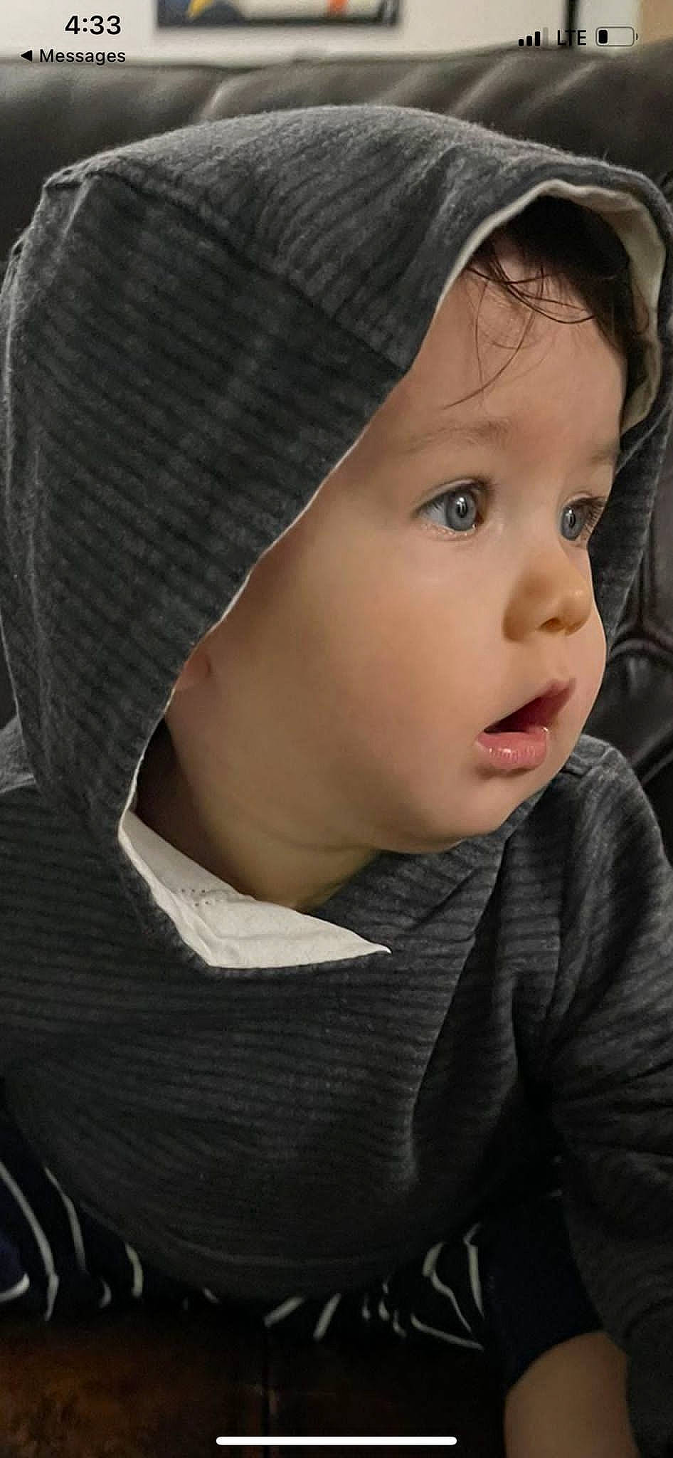 Lucas joined the competition — help win amazing prizes! baby, bonnet, cap, cheek, child, eyebrow, eyelash, fashion_accessory, flash_photography, lip, outerwear, person, portrait, portrait_photography, sitting, sleeve, surprise, toddler, tree, window