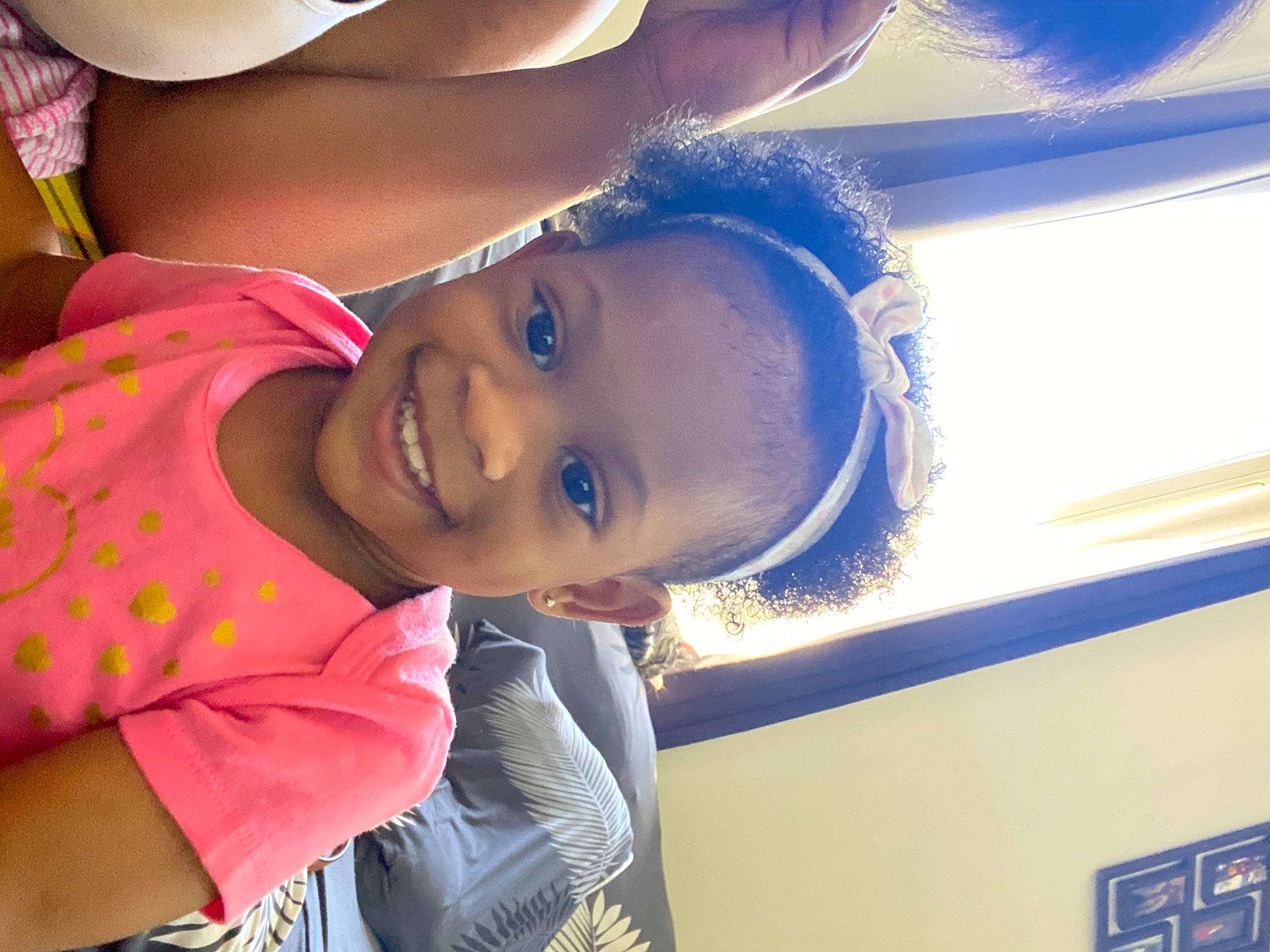 Faith Anne is registered to the contest to win money with this photo: black_hair, child, chin, cool, ear, eye, face, fun, happy, head, headgear, joy, mouth, neck, nose, person, photography, selfie, skin, smile