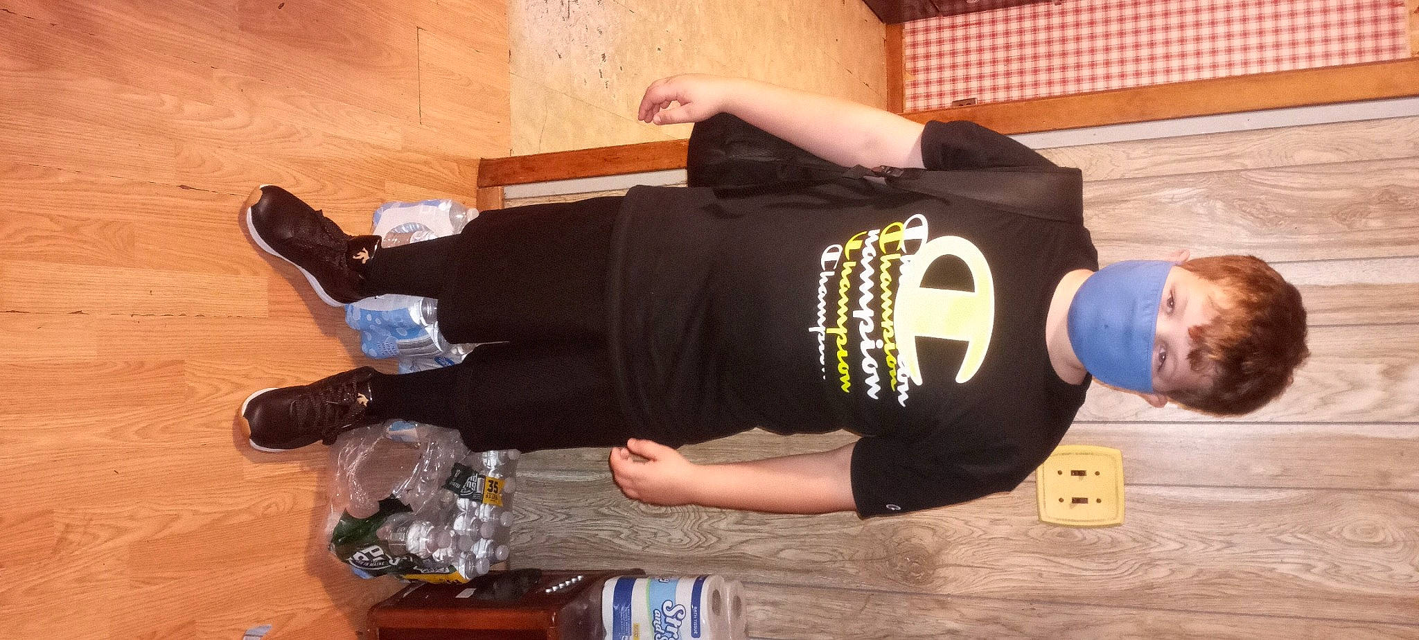 Prestin joined the competition — help win amazing prizes! elbow, flooring, fun, hardwood, hat, human_leg, joint, knee, outdoor_shoe, person, physical_fitness, shoe, sitting, sneakers, sportswear, t_shirt, thigh, waist, walking_shoe, wood