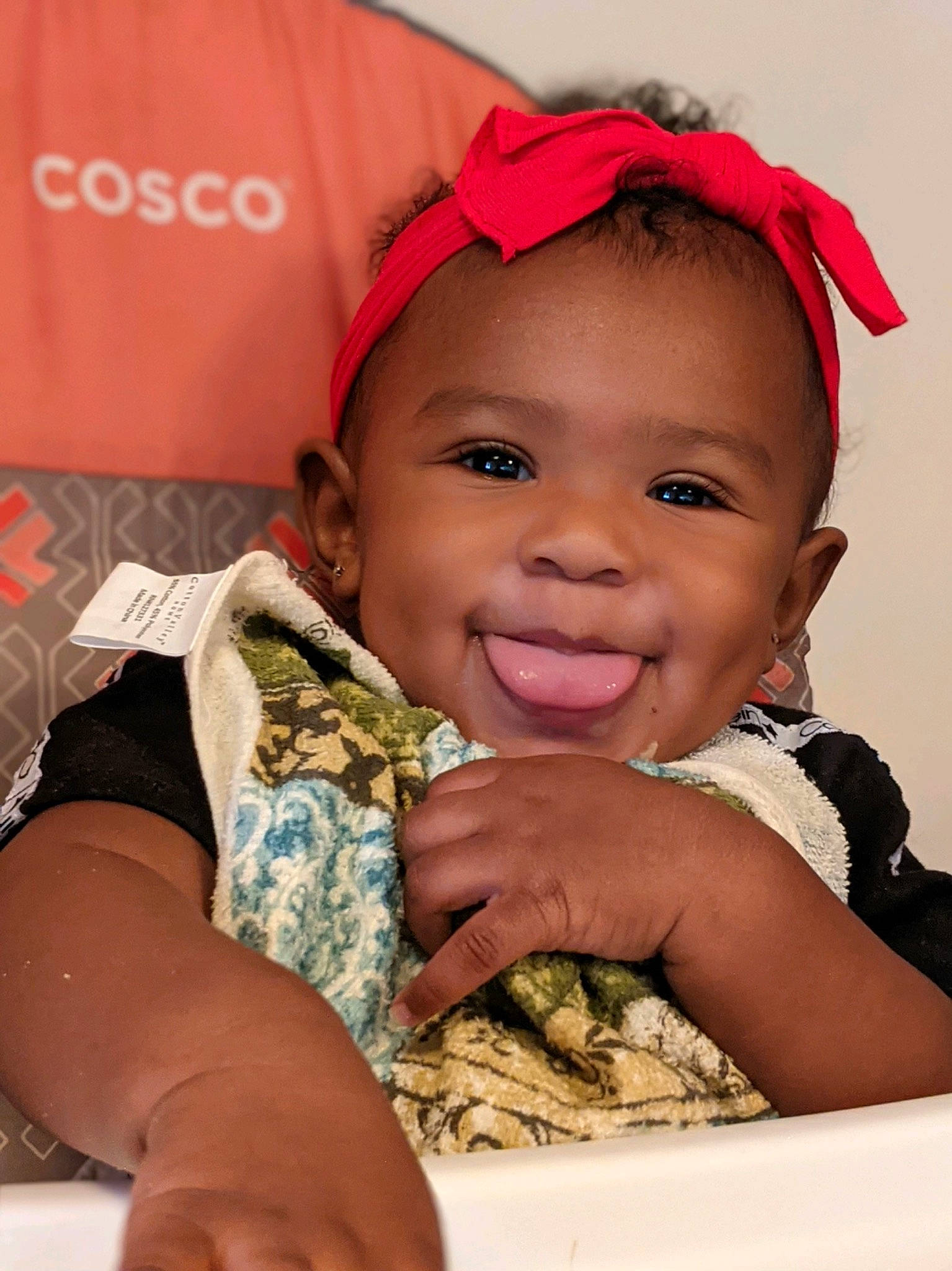 Zaira joined the competition — help win amazing prizes! baby, baby_toddler_clothing, cheek, child, comfort_food, eye, face, facial_expression, finger, fun, happy, head, joy, lip, magenta, mouth, person, play, skin, smile