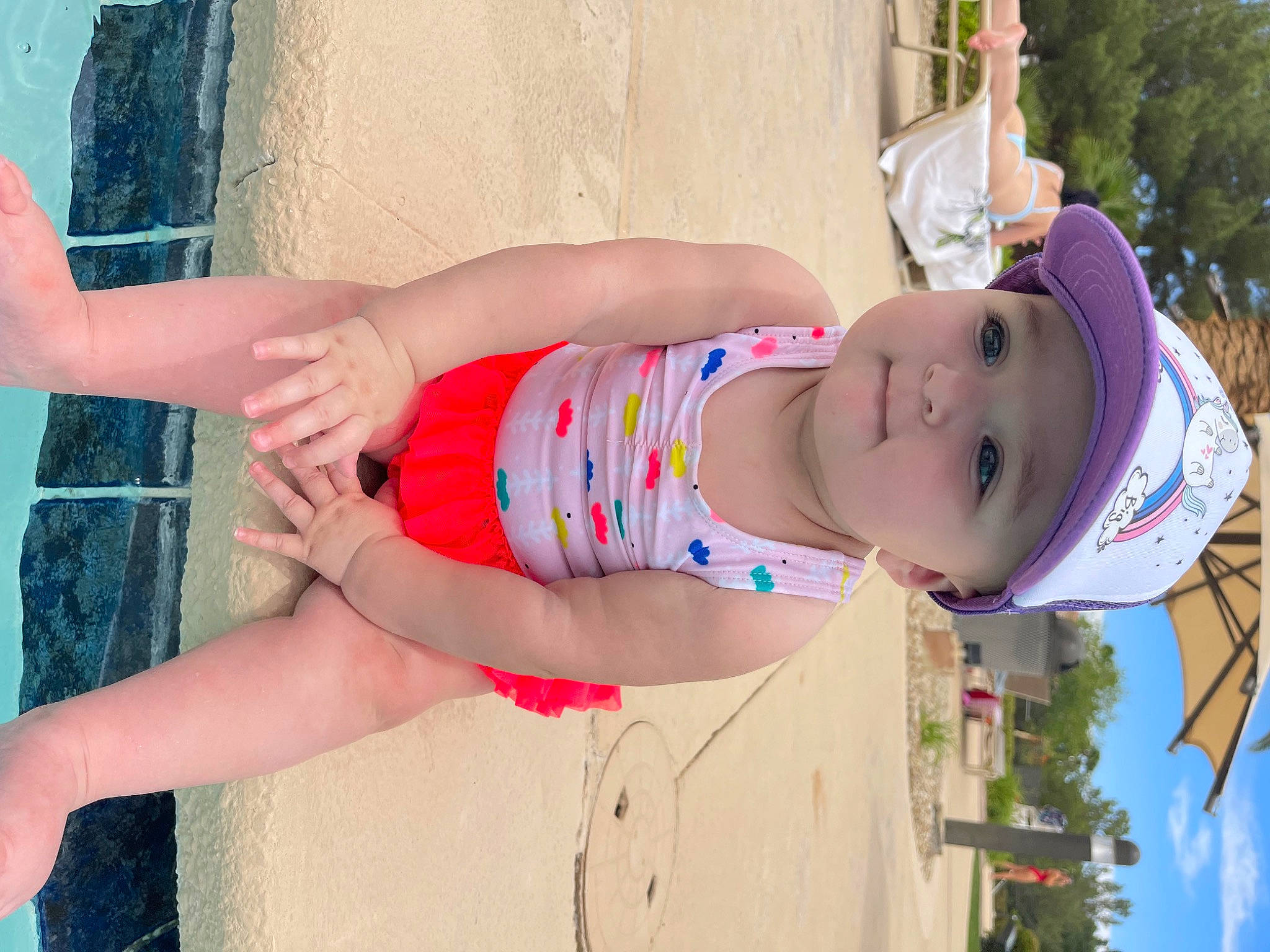 Averi joined the competition — help win amazing prizes! arm, dress, finger, hand, happy, hat, headwear, human_body, joint, leg, leisure, light, person, photograph, pink, plant, shoulder, thigh, tree, waist