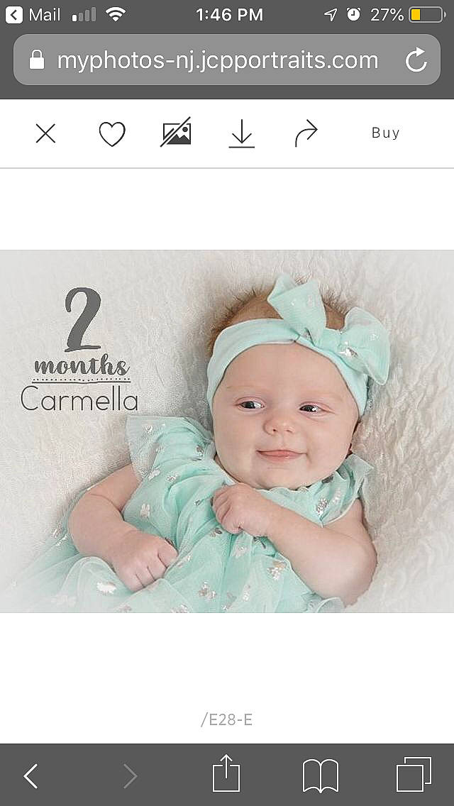 Carmella joined the competition — help win amazing prizes! baby, baby_products, child, design, font, headgear, joy, pattern, person, photograph, photography, portrait_photography, product, skin, smile, text, toddler, turquoise