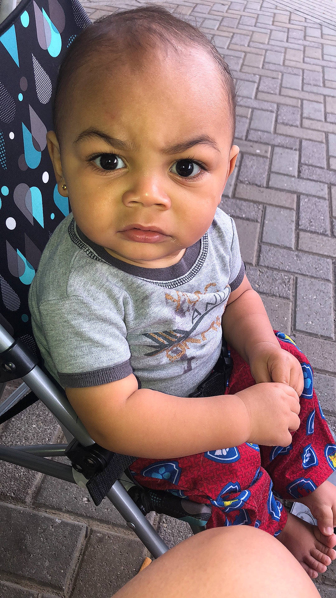 Kaedyn joined the competition — help win amazing prizes! baby, baby_products, cheek, child, eye, face, head, lip, nose, person, product, sitting, skin, smile, toddler, vacation