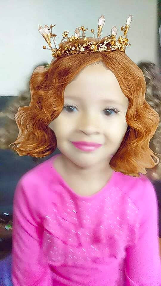 Jazmyn is registered to the contest to win money with this photo: beauty, brown_hair, child, child_model, fashion_accessory, forehead, girl, hair_accessory, hair_coloring, hair_tie, hairstyle, headband, headpiece, human_hair_color, jewellery, joy, long_hair, person, pink, smile