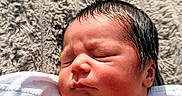 Liam joined the competition — help win amazing prizes! newborn, baby, infant, sleeping, outdoor, sunlight, blanket, soft, skin, peaceful, face, hair, closeup, nature, grass, relaxation, child, portrait, fresh, resting