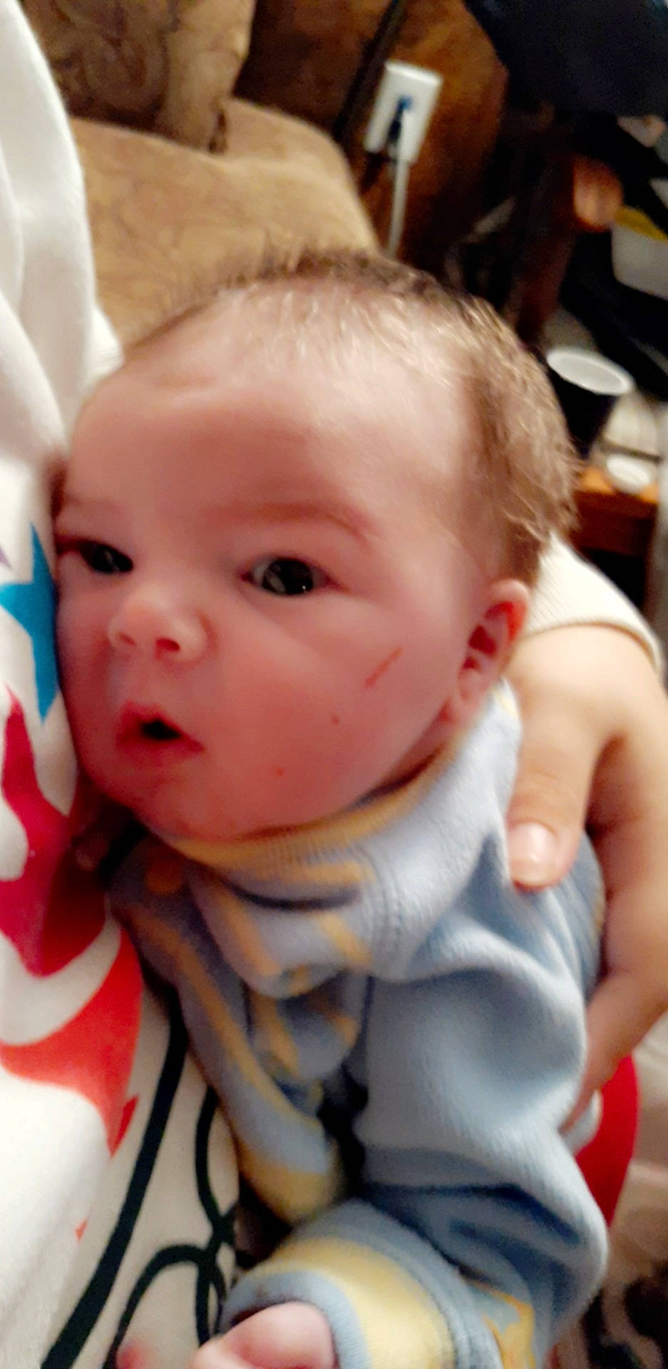 Andrew joined the competition — help win amazing prizes! baby, cheek, child, ear, face, head, lip, mouth, nose, person, skin, toddler