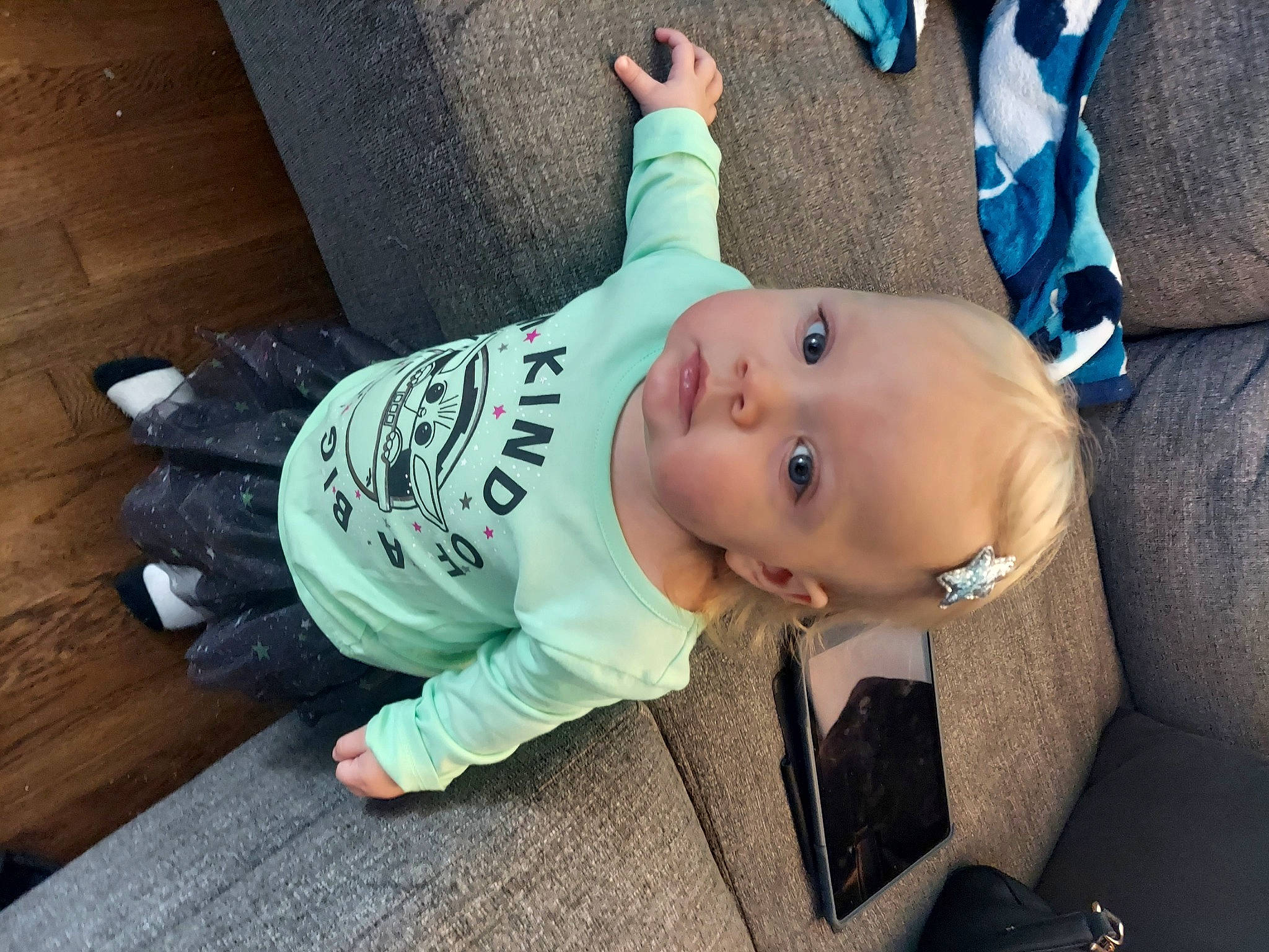 Amy is registered to the contest to win money with this photo: baby, baby_toddler_clothing, cheek, comfort, eye, face, glasses, happy, hardwood, hat, head, human_body, leg, nose, person, skin, sleeve, smile, toddler, tree