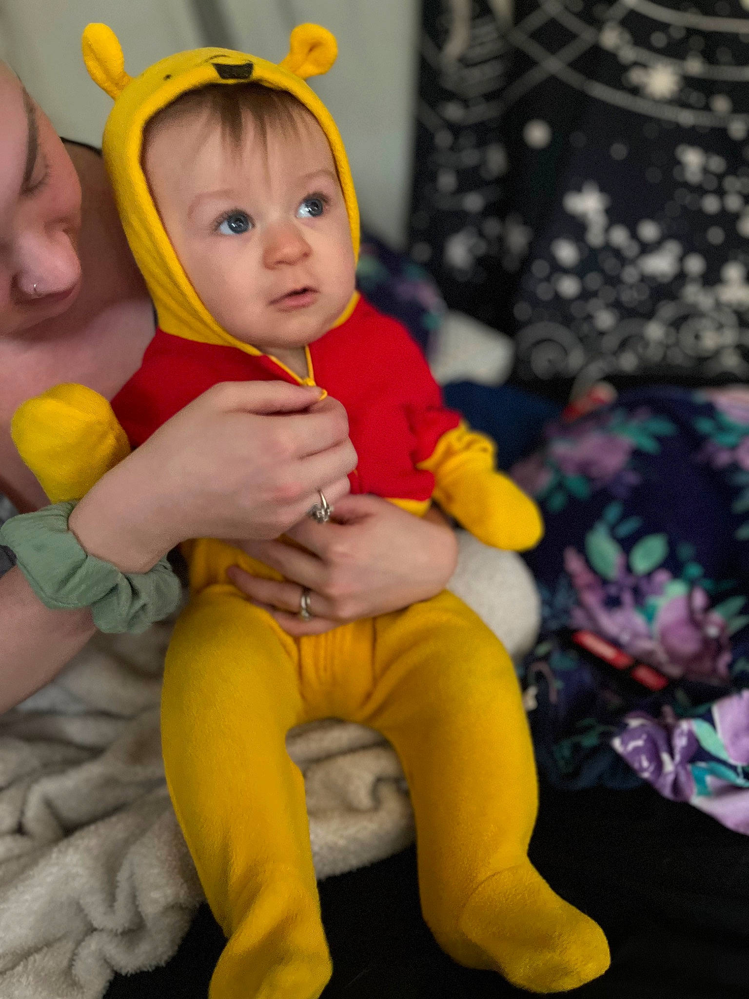 Winter joined the competition — help win amazing prizes! baby, baby_toddler_clothing, chair, child, comfort, event, face, finger, happy, head, human_leg, knee, lap, leisure, person, room, sitting, sock, surprise, thigh