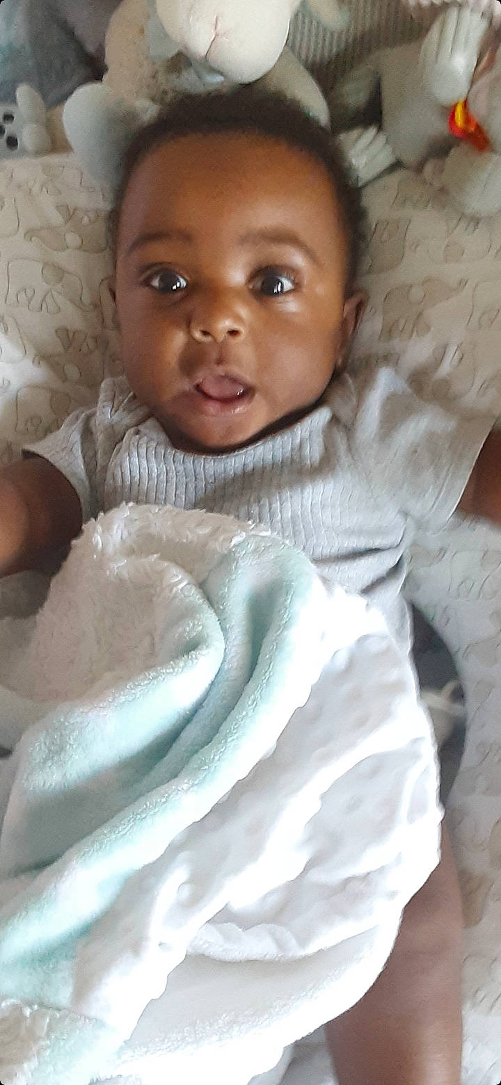 Brian joined the competition — help win amazing prizes! baby, baby_products, bedding, cheek, child, chin, comfort, eye, eyebrow, face, gesture, happy, head, linens, mouth, nose, person, skin, sleeve, smile