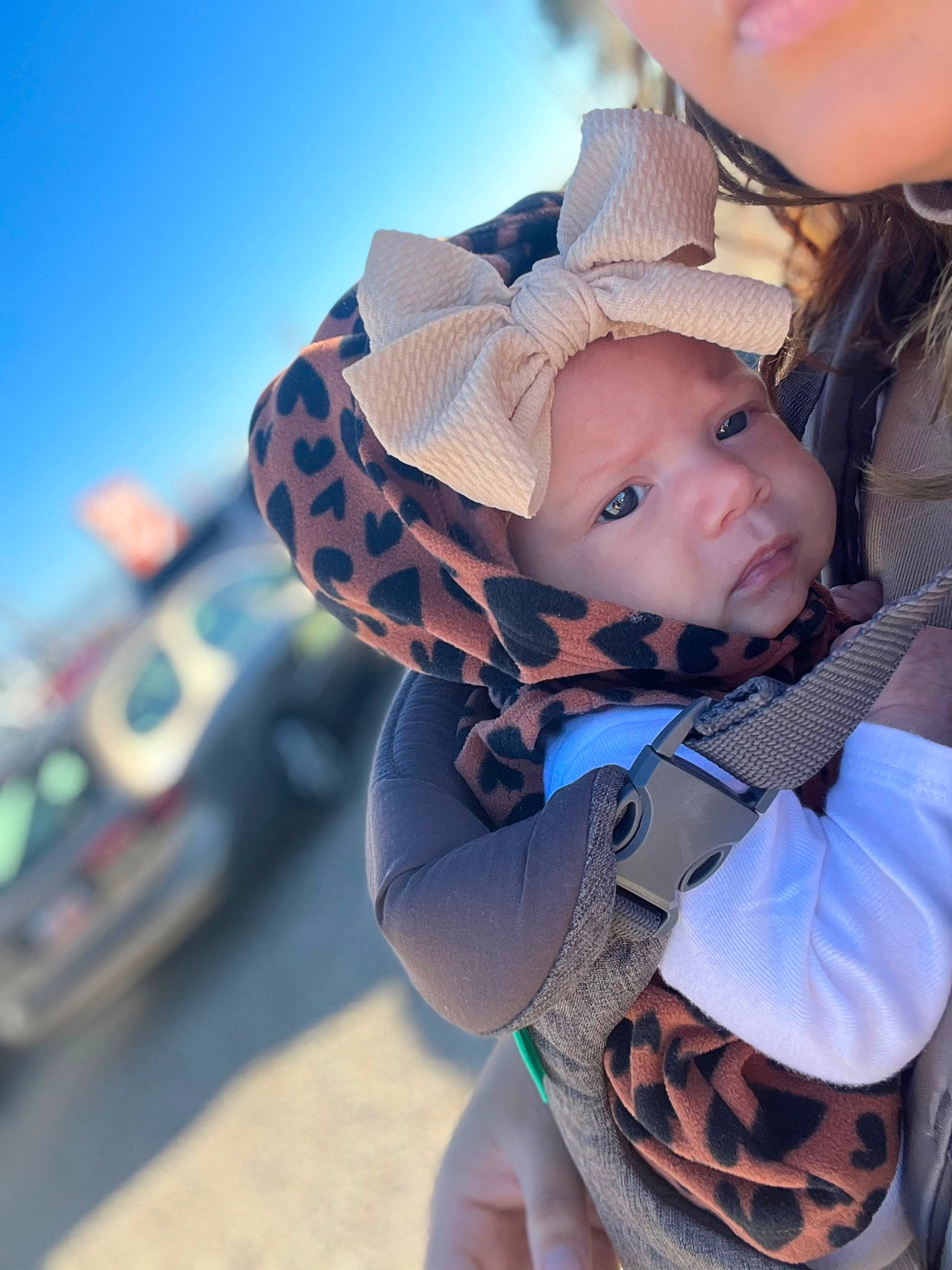 Milani joined the competition — help win amazing prizes! baby, baby_products, baby_toddler_clothing, cap, child, cool, electric_blue, face, fashion_accessory, fun, happy, hat, headgear, headwear, pattern, person, personal_protective_equipment, sky, sun_hat, toddler