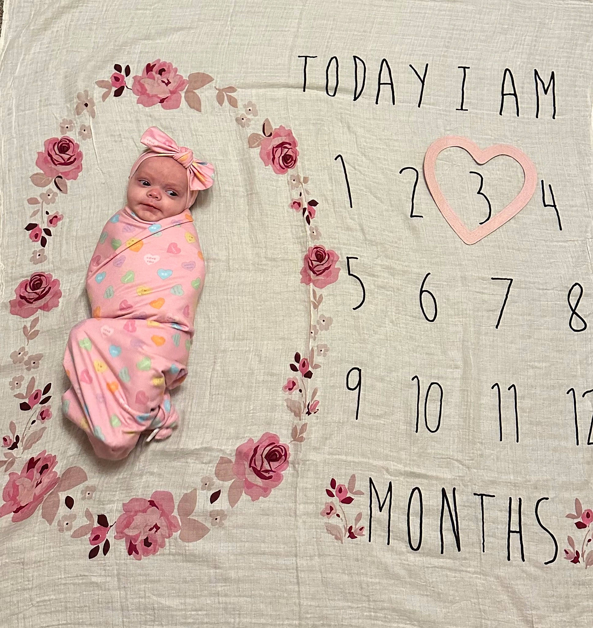 Harper is registered to the contest to win money with this photo: art, circle, drawing, font, greeting_card, handwriting, happy, illustration, linens, magenta, needlework, paper, paper_product, pattern, person, pink, poster, rectangle, sleeve, visual_arts