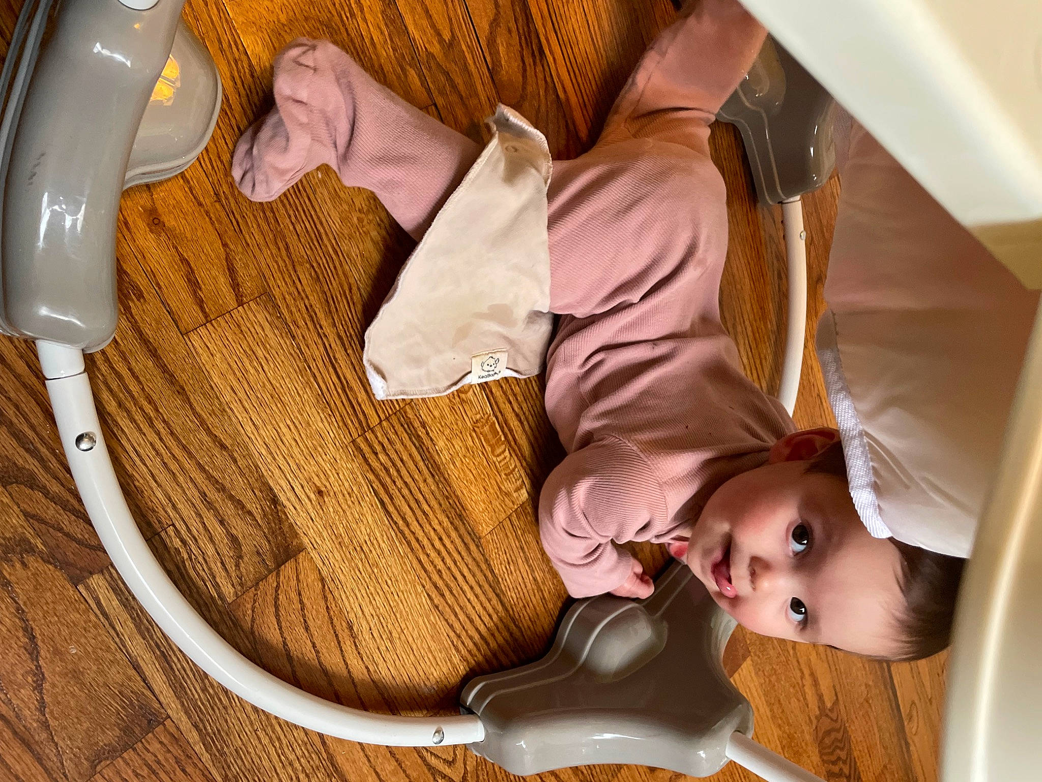 Alyssa joined the competition — help win amazing prizes! baby, baby_products, baby_toddler_clothing, bag, car_seat, child, comfort, eyelash, flooring, hardwood, home_appliance, kitchen_appliance, linens, person, product, room, sitting, tableware, toddler, wood