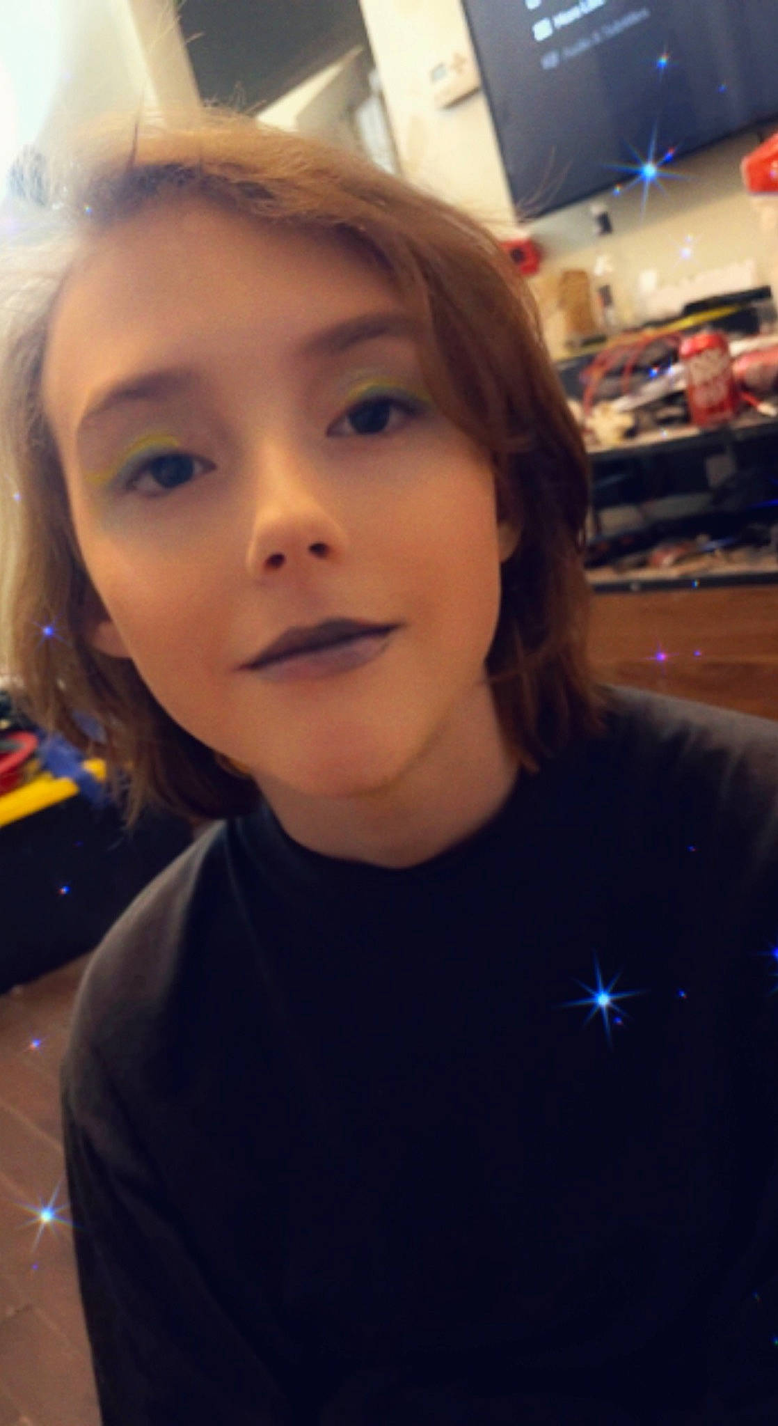 Chelsea is registered to the contest to win money with this photo: bangs, black_hair, brown_hair, cheek, child, cool, ear, electric_blue, eye, eyelash, forehead, fun, happy, jaw, lip, long_hair, nose, person, selfie, smile