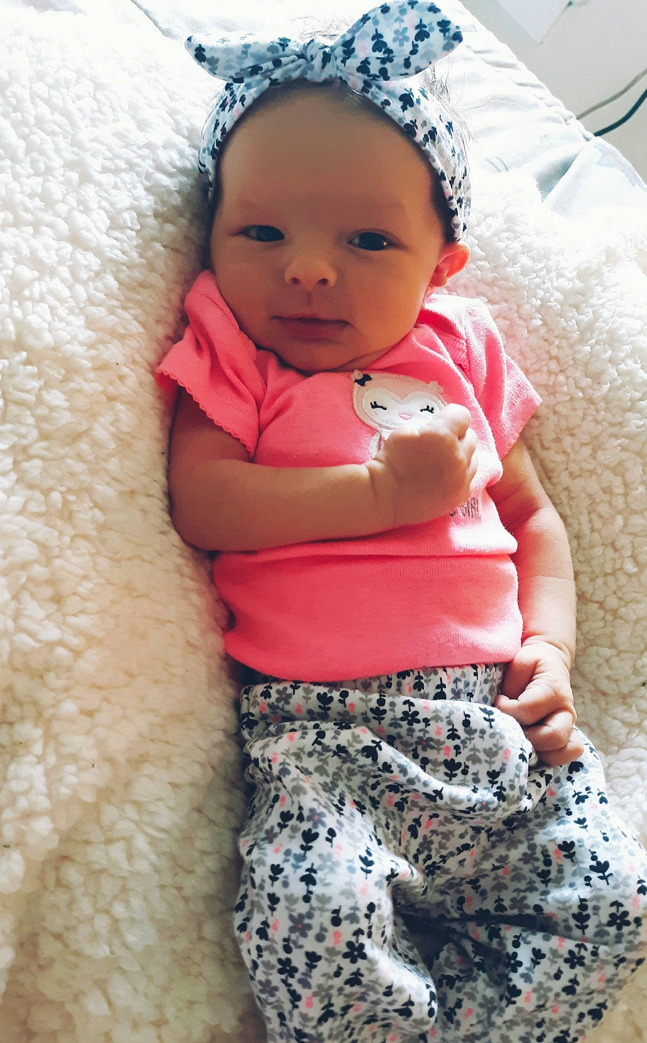 Addisyn is registered to the contest to win money with this photo: baby, baby_products, baby_toddler_clothing, cheek, child, headgear, person, pink, product, skin, toddler