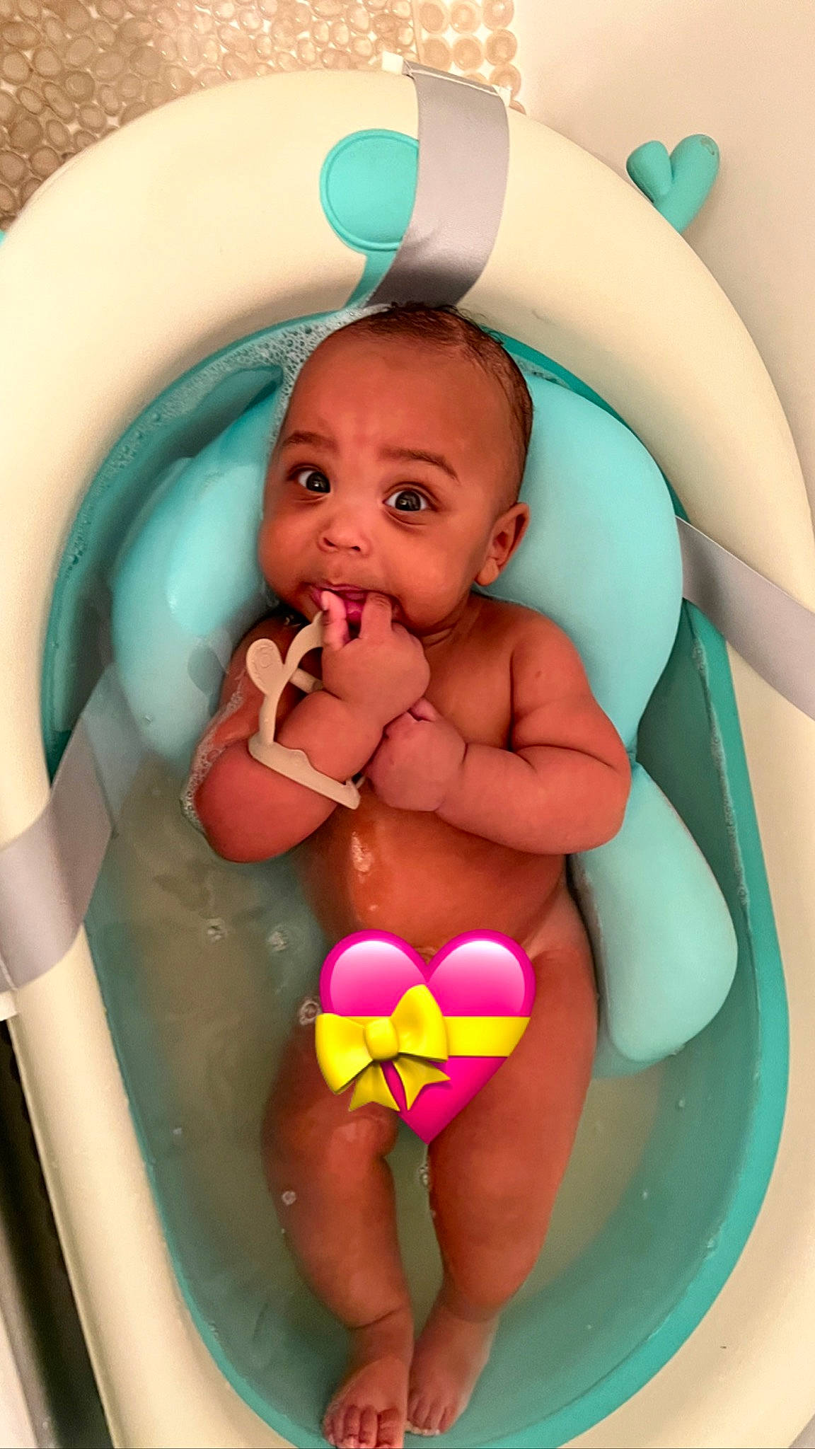 Chad joined the competition — help win amazing prizes! baby, baby_bathing, baby_products, bathing, chest, child, circle, finger, fluid, fun, happy, mouth, nail, organ, person, pink, product, stomach, sugar_cake, thumb