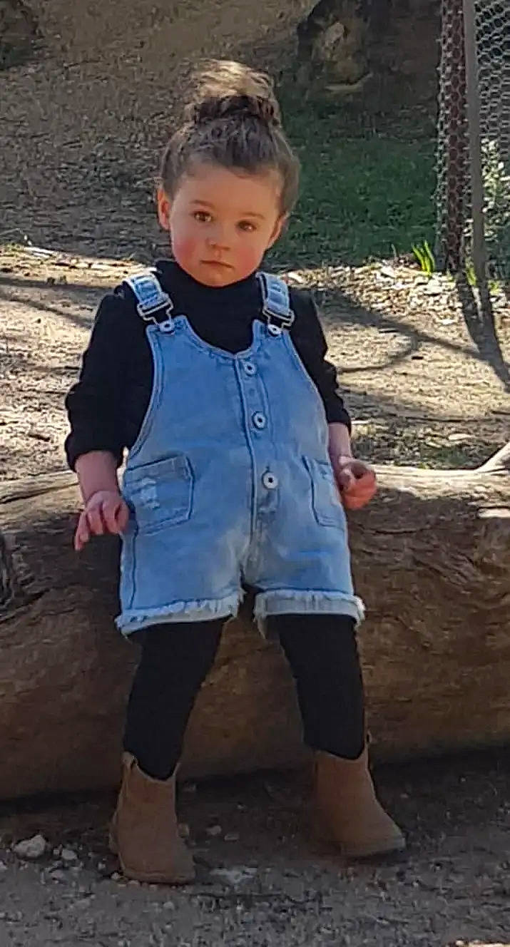 Lilly-anne joined the competition — help win amazing prizes! baby_toddler_clothing, child, denim, electric_blue, fashion_accessory, fun, grass, happy, head, jewellery, leisure, pattern, person, recreation, sitting, sleeve, soil, t_shirt, toddler, top