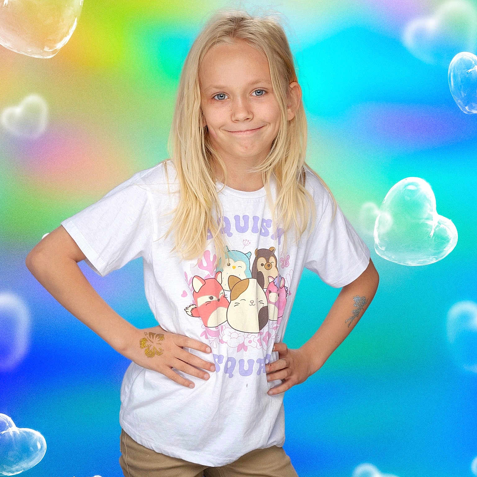 Auna-Marie joined the competition — help win amazing prizes! animal, balloon, blonde, blouse, bubble, child, clothing, face, female, fish, girl, hair, happy, head, person, photography, portrait, sealife, shirt, t_shirt