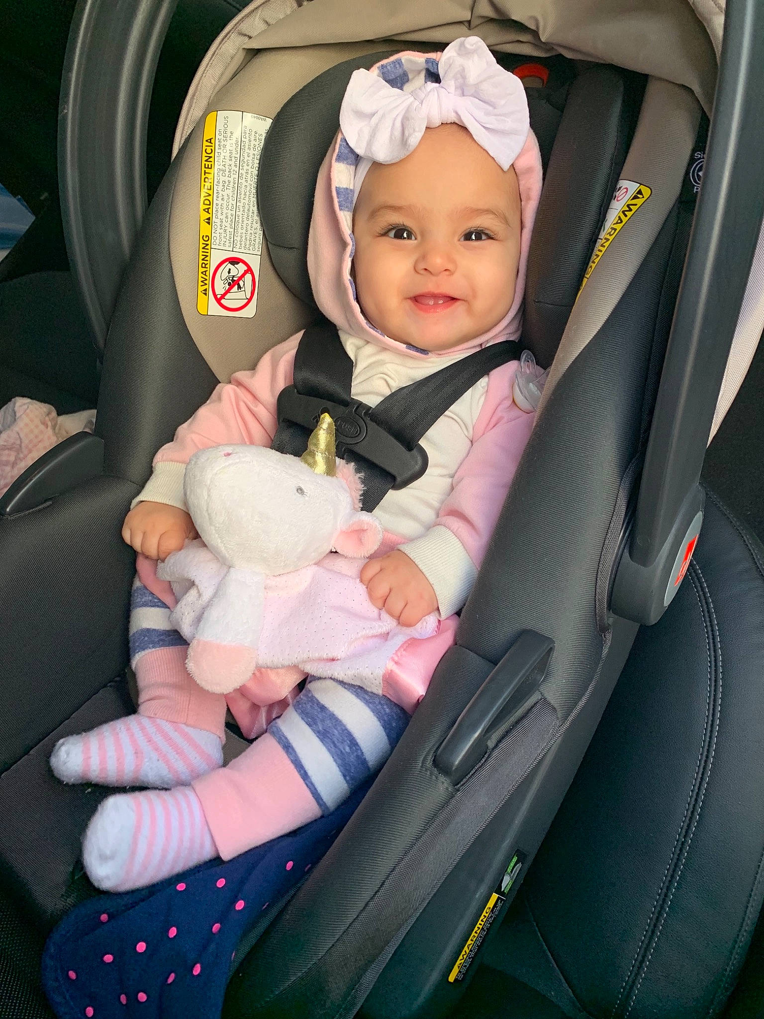 Mila joined the competition — help win amazing prizes! auto_part, baby, baby_carriage, baby_in_car_seat, baby_products, car_seat, car_seat_cover, child, comfort, person, product, seat_belt, toddler