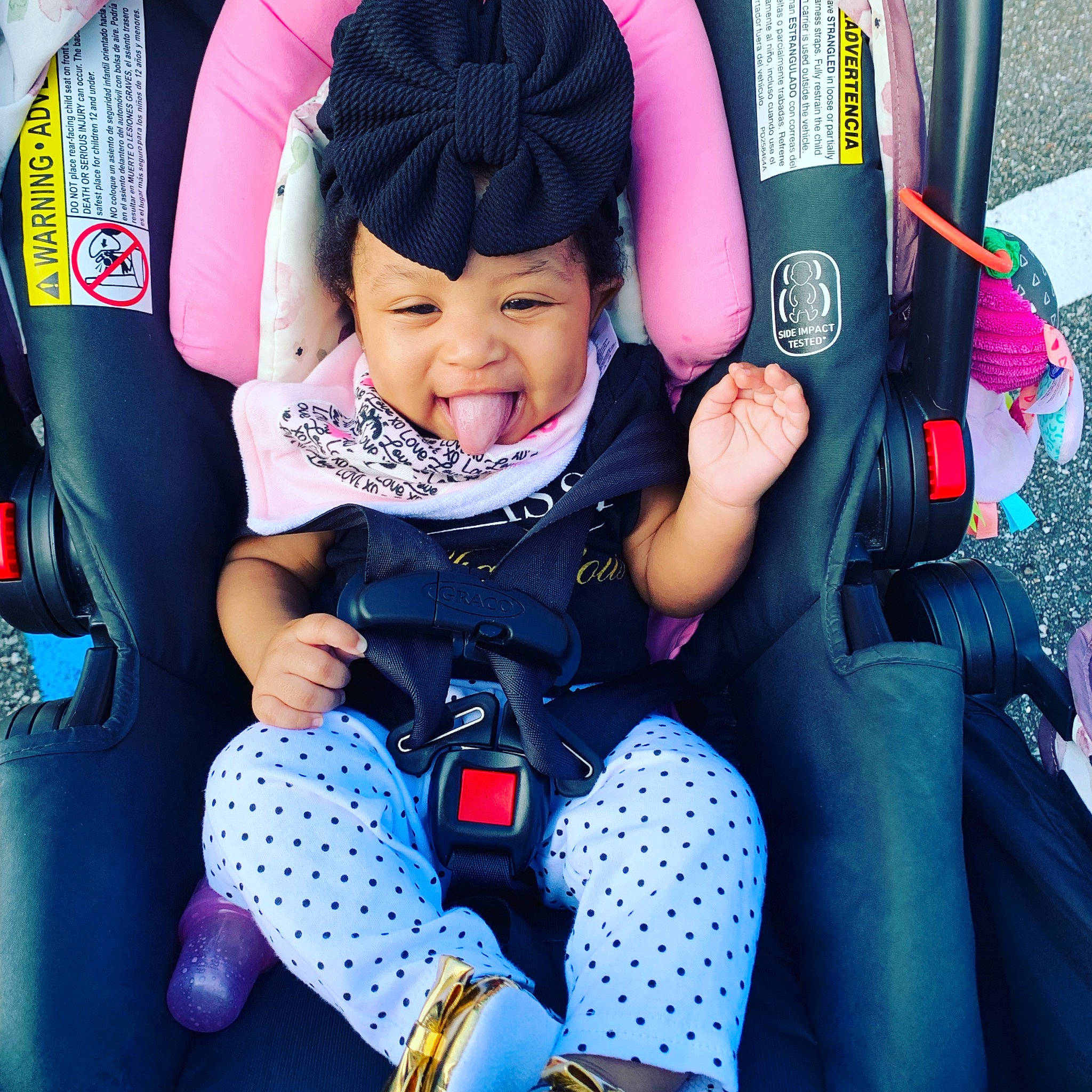 Aryah joined the competition — help win amazing prizes! auto_part, baby, baby_carriage, baby_products, baby_toddler_clothing, beauty, car_seat, child, comfort, electric_blue, fun, happy, leisure, person, purple, sitting, snapshot, toddler, travel, violet