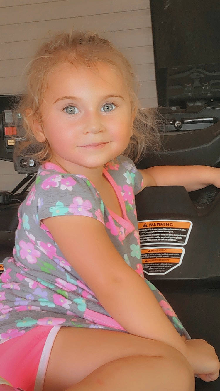 Aubri joined the competition — help win amazing prizes! blond, cheek, child, finger, joy, person, skin, toddler