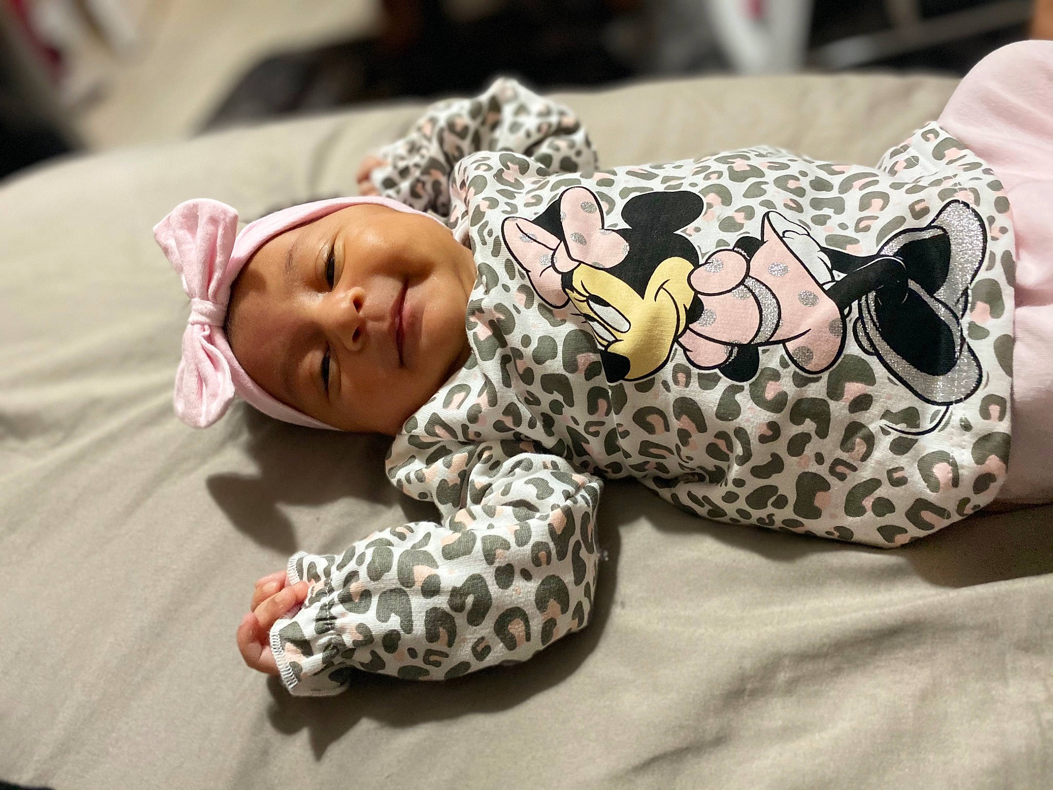 Haynett joined the competition — help win amazing prizes! baby, baby_products, baby_toddler_clothing, bedtime, camouflage, comfort, linens, military_camouflage, nightwear, pattern, person, pink, sleep