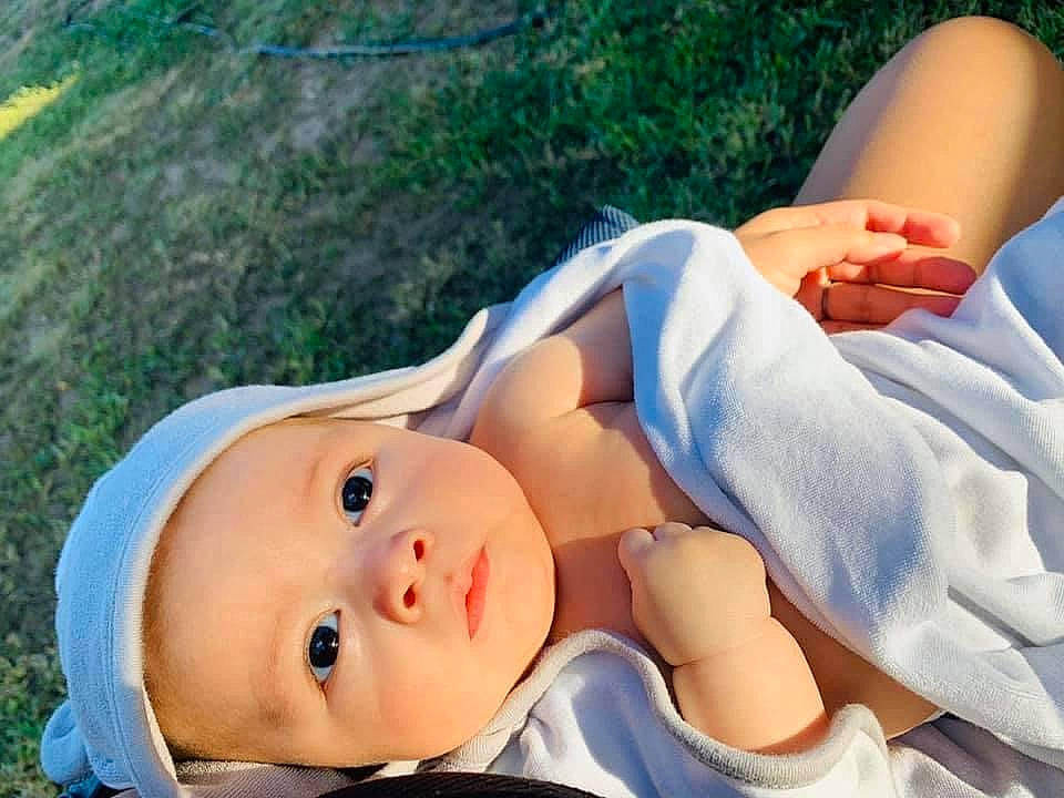 Rodolfo joined the competition — help win amazing prizes! baby, child, grass, headwear, person, skin, toddler