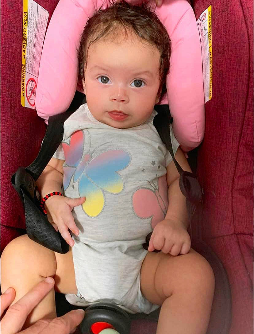 Azariah joined the competition — help win amazing prizes! baby, baby_carriage, baby_toddler_clothing, cheek, child, comfort, eye, eyelash, finger, happy, human_leg, joint, knee, leg, mouth, person, pink, skin, thigh, toddler