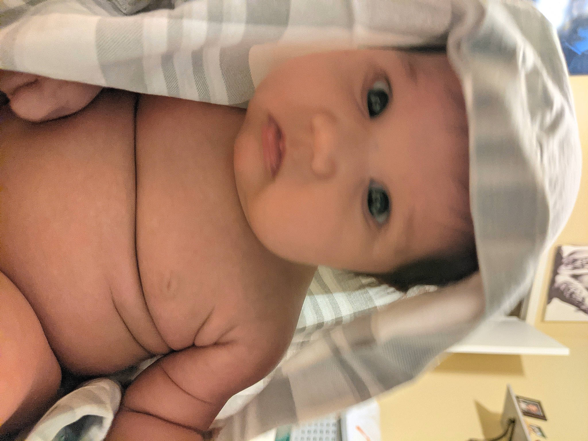 Stevie Rose joined the competition — help win amazing prizes! baby, cheek, chest, child, eye, eyebrow, eyelash, face, facial_expression, forehead, happy, headwear, iris, lip, mouth, neck, nose, person, skin, stomach