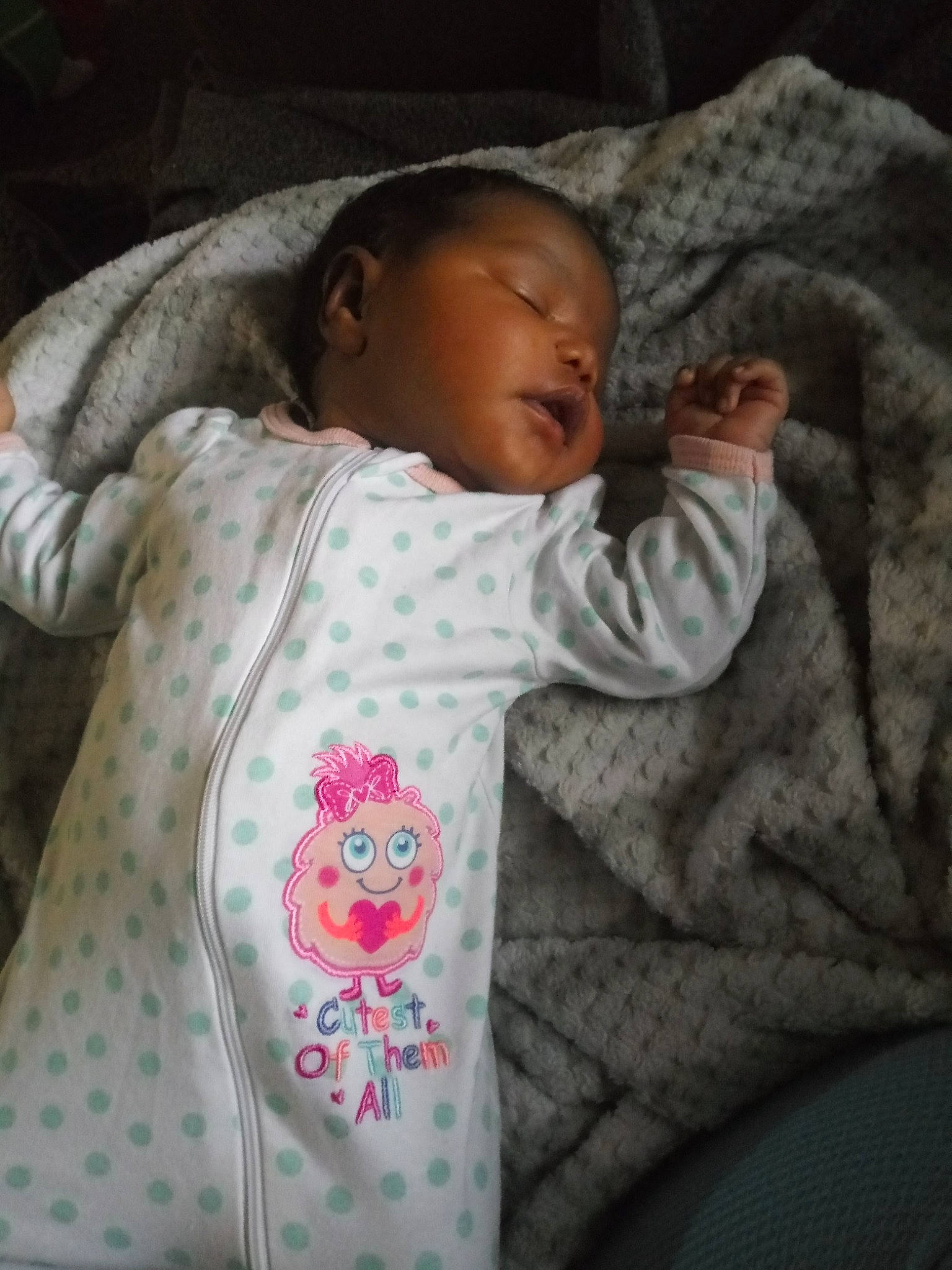 Za'Marianna is registered to the contest to win money with this photo: baby, bedtime, birth, cheek, child, comfort, headwear, linens, nap, person, pink, skin, sleep, textile, toddler