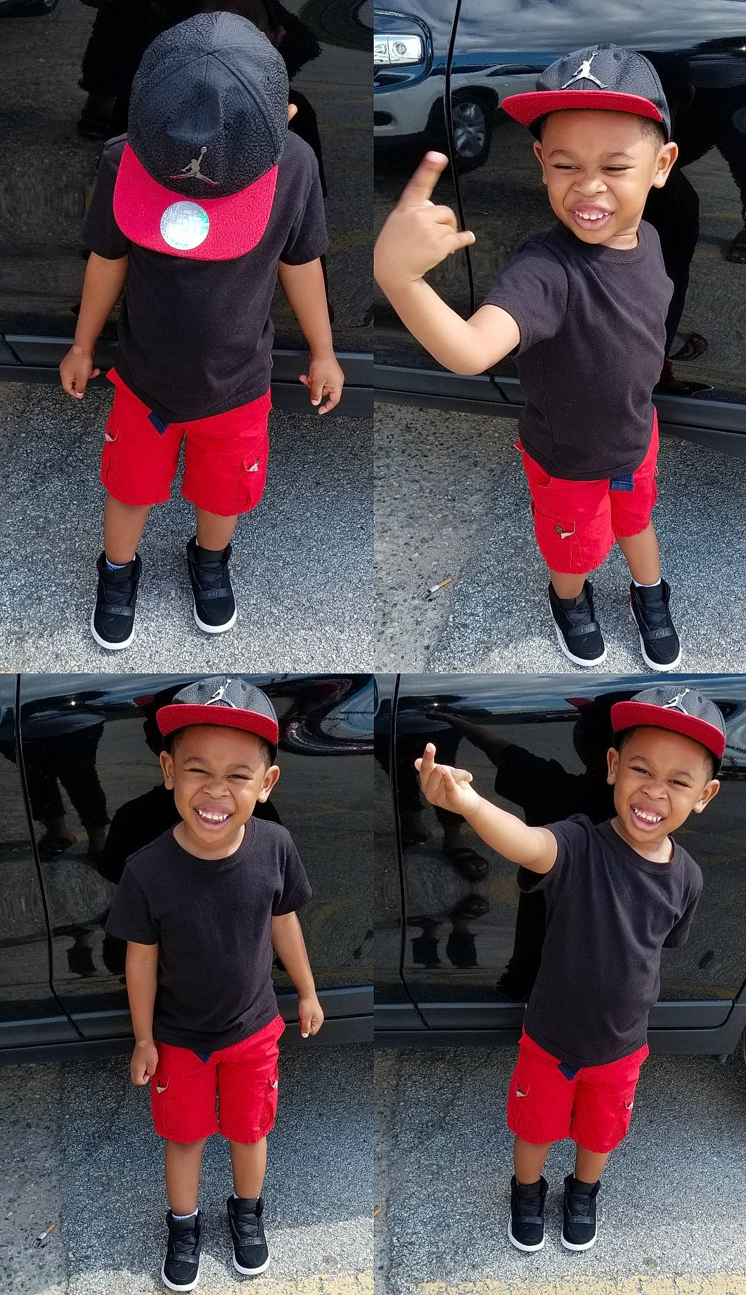 Kyren joined the competition — help win amazing prizes! arm, black, blue, cap, clothing, facial_expression, fashion, green, headwear, joy, leg, light, muscle, person, photograph, product, shoe, shorts, sleeve, smile