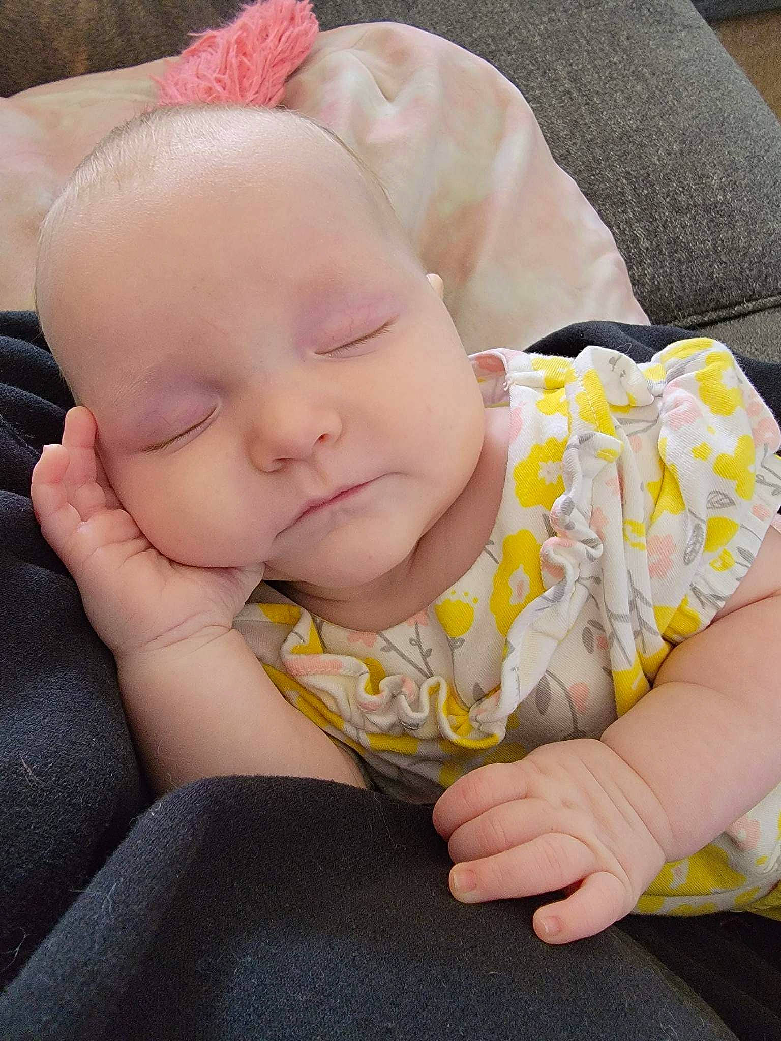 Lila joined the competition — help win amazing prizes! baby, baby_products, baby_sleeping, baby_toddler_clothing, cheek, child, chin, comfort, eye, face, finger, grass, hand, happy, iris, lip, person, skin, sleeve, thumb