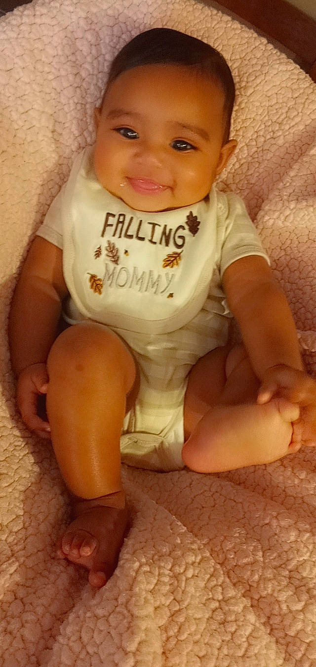 Arielle joined the competition — help win amazing prizes! baby, baby_toddler_clothing, cheek, comfort, eye, eyelash, finger, happy, head, iris, joy, leg, lip, mouth, nose, person, skin, sleeve, smile, stomach