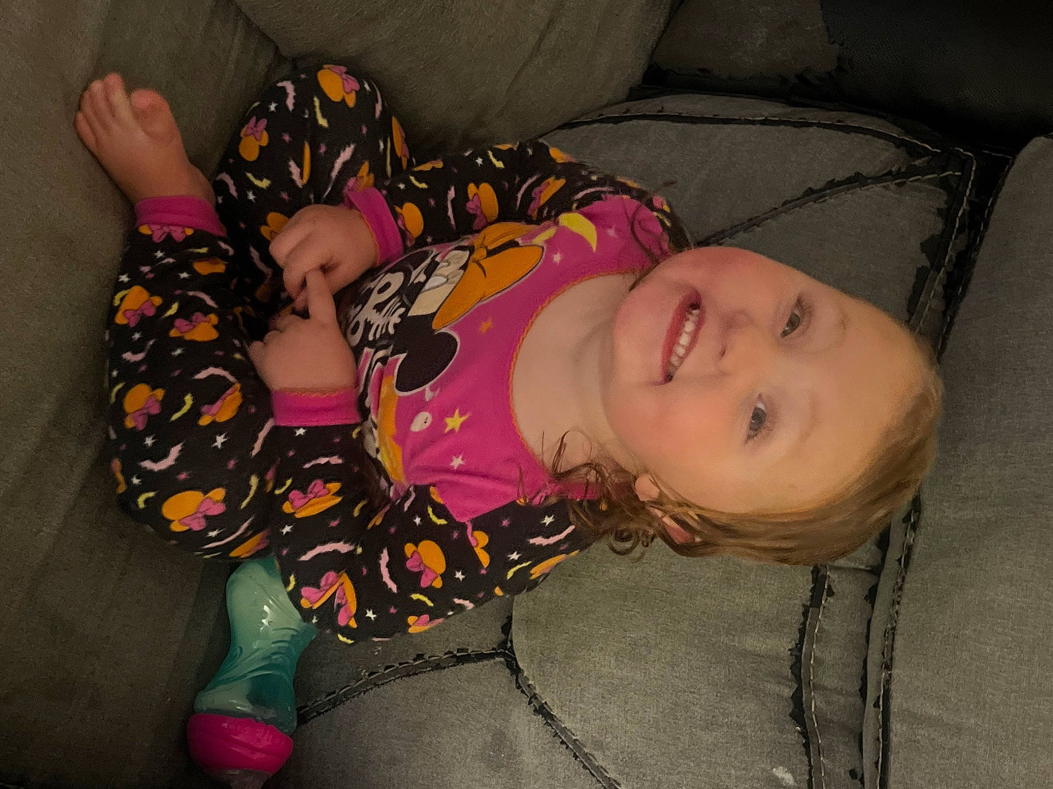 Fiona joined the competition — help win amazing prizes! baby, baby_toddler_clothing, cheek, comfort, eye, face, fun, happy, human_leg, joy, nail, pattern, person, pink, sleeve, smile, thigh, toddler