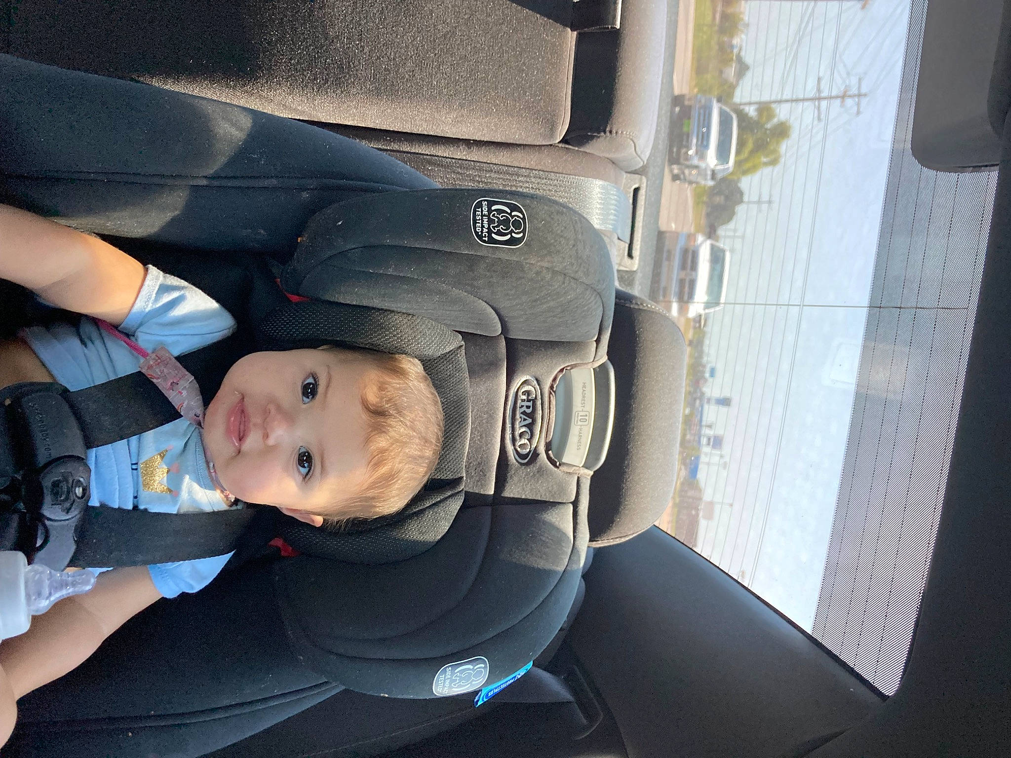 Esperanza joined the competition — help win amazing prizes! auto_part, automotive_design, automotive_exterior, baby, baby_carriage, baby_products, baby_toddler_clothing, car_seat, car_seat_cover, comfort, electric_blue, family_car, head_restraint, luxury_vehicle, motor_vehicle, person, sitting, toddler, vehicle, vehicle_door