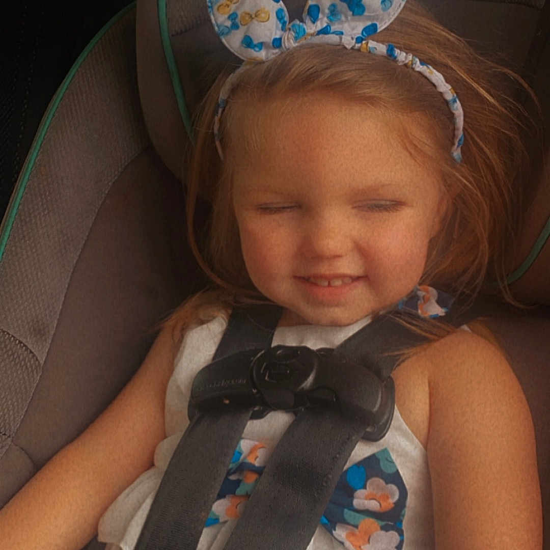Ava joined the competition — help win amazing prizes! accessories, baby, belt, car, car_interior, carseat, clothing, costume, cushion, face, hat, head, homedecor, person, photography, portrait, sleeping, sunglasses, transportation, vehicle
