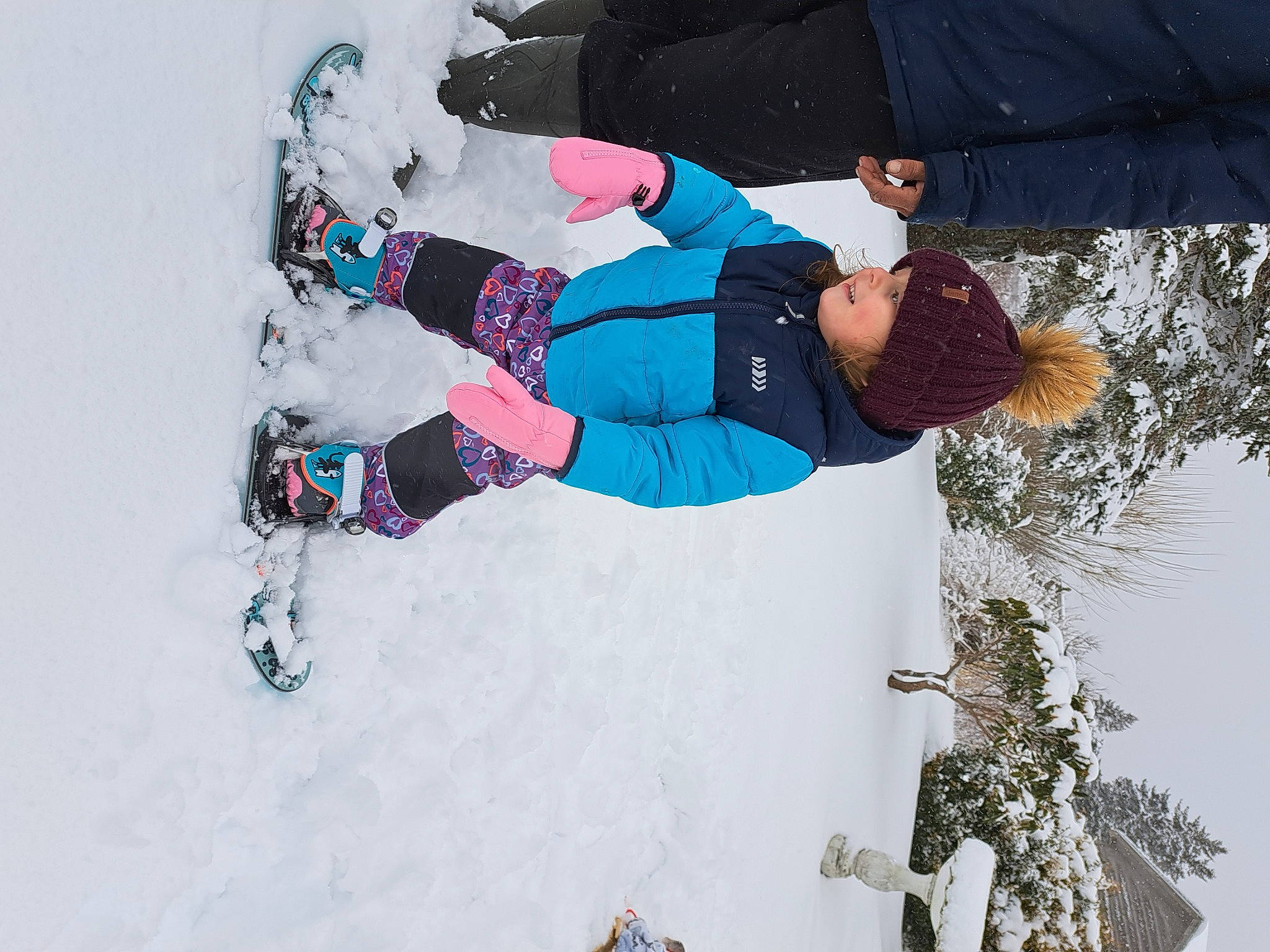 Blake joined the competition — help win amazing prizes! extreme_sport, freezing, fun, glove, headwear, leisure, person, personal_protective_equipment, plant, playing_in_the_snow, recreation, ski, ski_binding, ski_equipment, slope, snow, sports, sports_equipment, sports_gear, tree