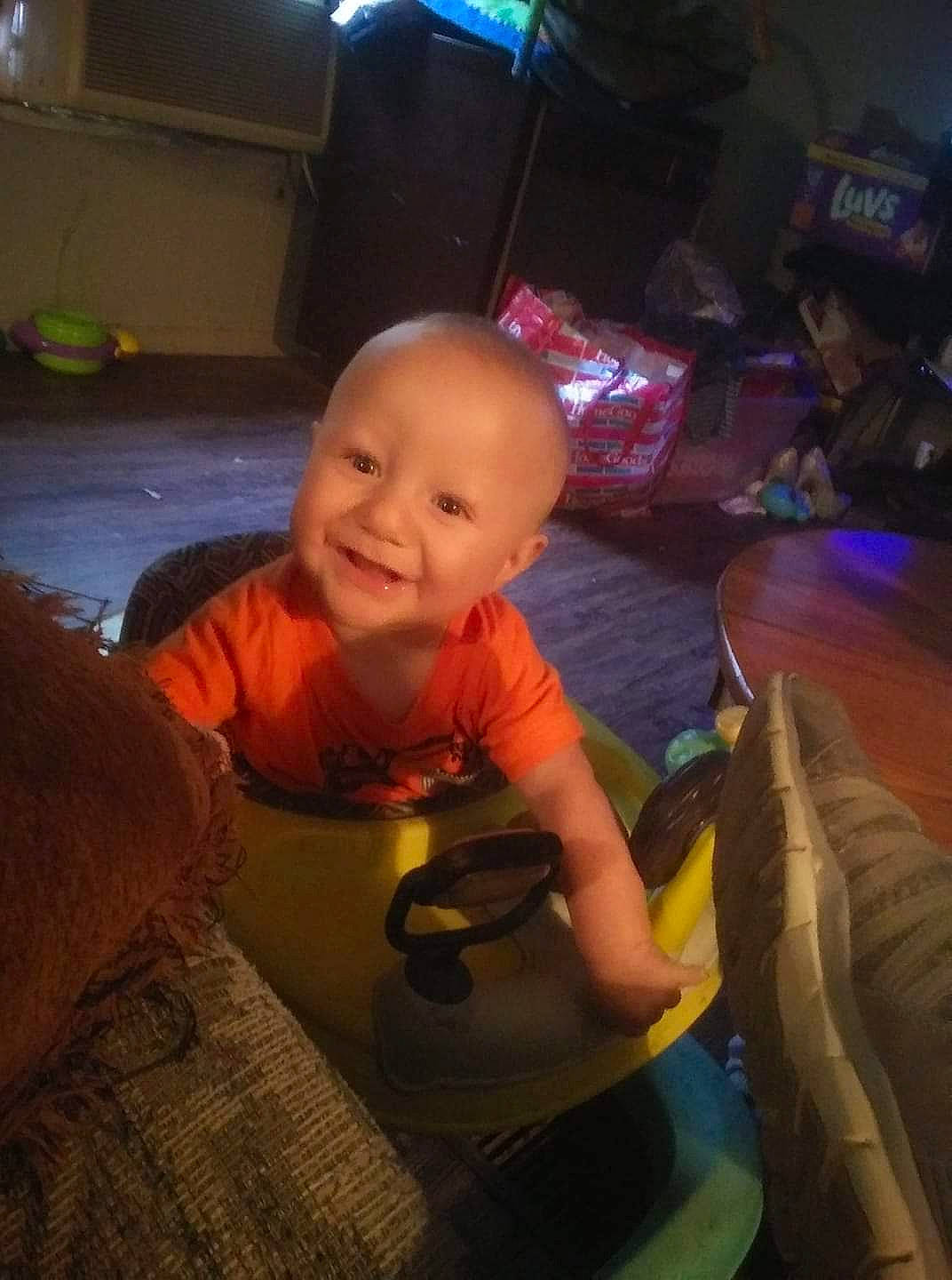 Jakob joined the competition — help win amazing prizes! baby, cheek, child, cloud, electronic_device, face, fun, head, joy, mobile_phone, night, person, play, sitting, skin, sky, smile, toddler