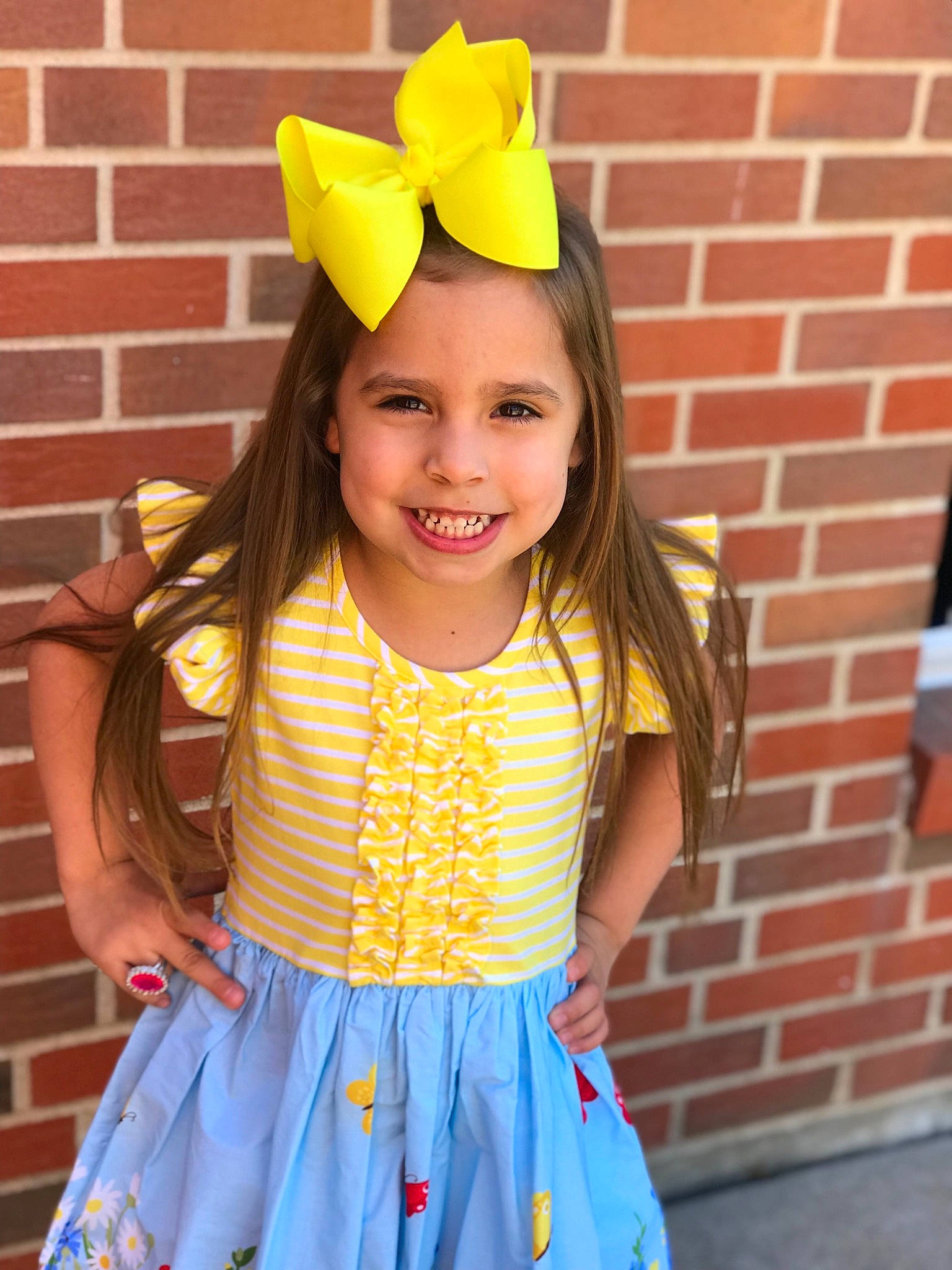 Temperance joined the competition — help win amazing prizes! baby_toddler_clothing, candy_corn, child, child_model, clothing, costume, costume_accessory, costume_hat, design, fashion_accessory, hair_accessory, happy, headband, headgear, headwear, joy, pattern, person, polka_dot, smile