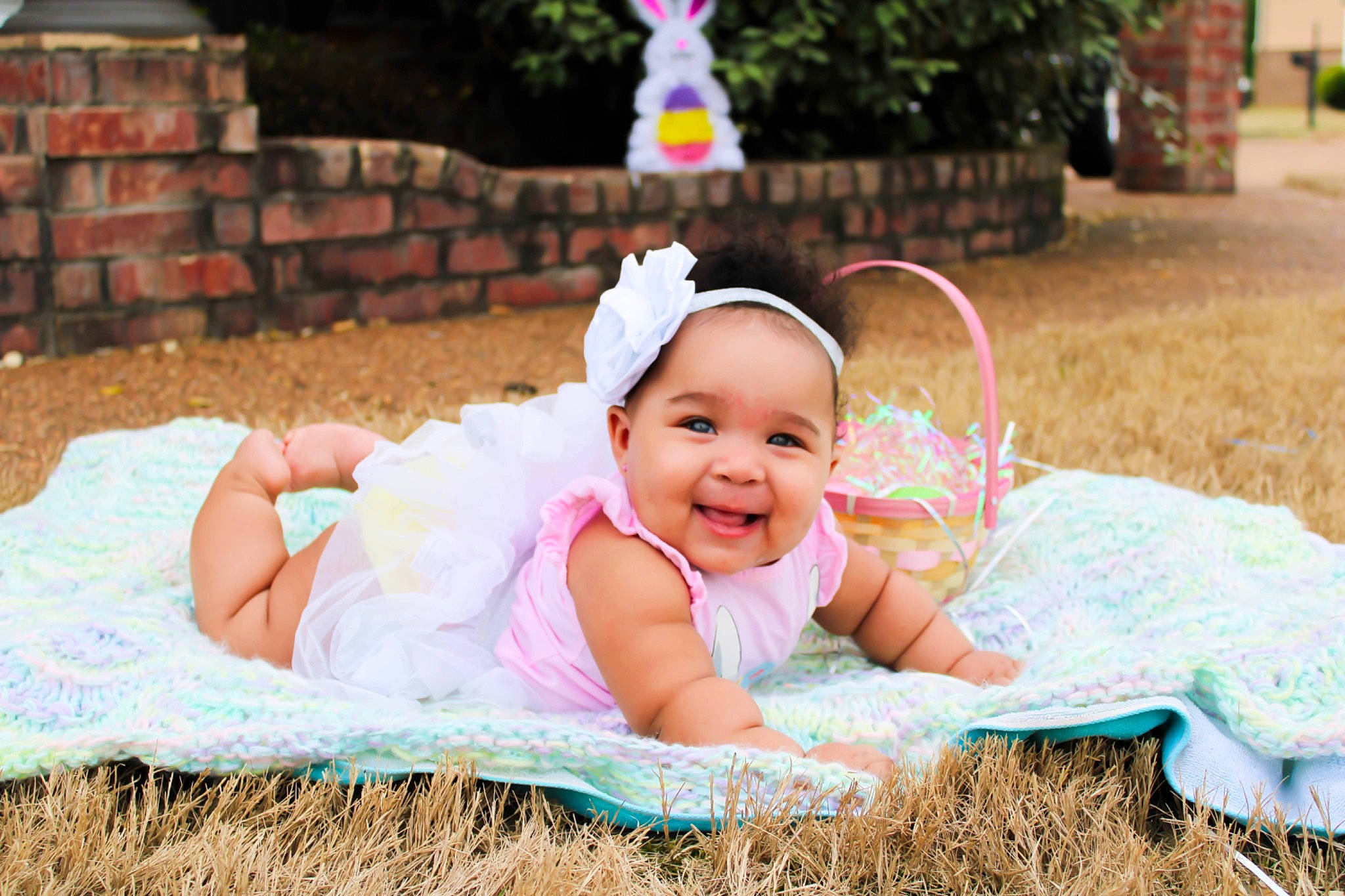 Kamya is registered to the contest to win money with this photo: baby, baby_toddler_clothing, child, costume, fun, grass, hair_accessory, happy, headgear, joy, leisure, person, photograph, photography, pink, play, portrait_photography, smile, toddler