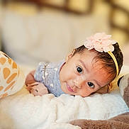 Iris joined the competition — help win amazing prizes! baby, blanket, bodypart, bonnet, clothing, cushion, face, finger, hand, happy, hat, head, homedecor, indoors, newborn, people, person, photography, portrait, smile
