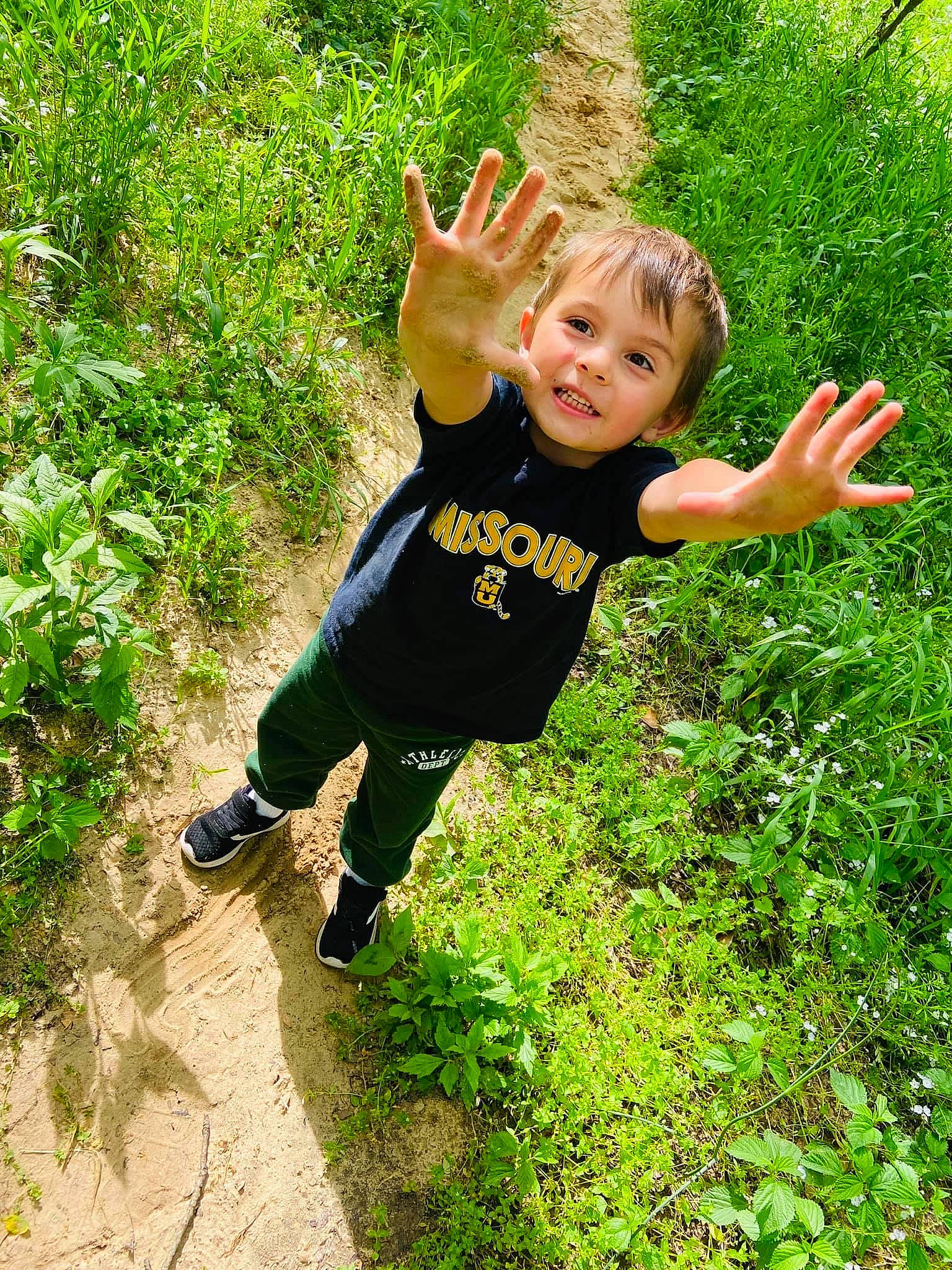 River joined the competition — help win amazing prizes! child, fun, grass, happy, leisure, people_in_nature, person, photography, plant, play, smile, toddler, vacation