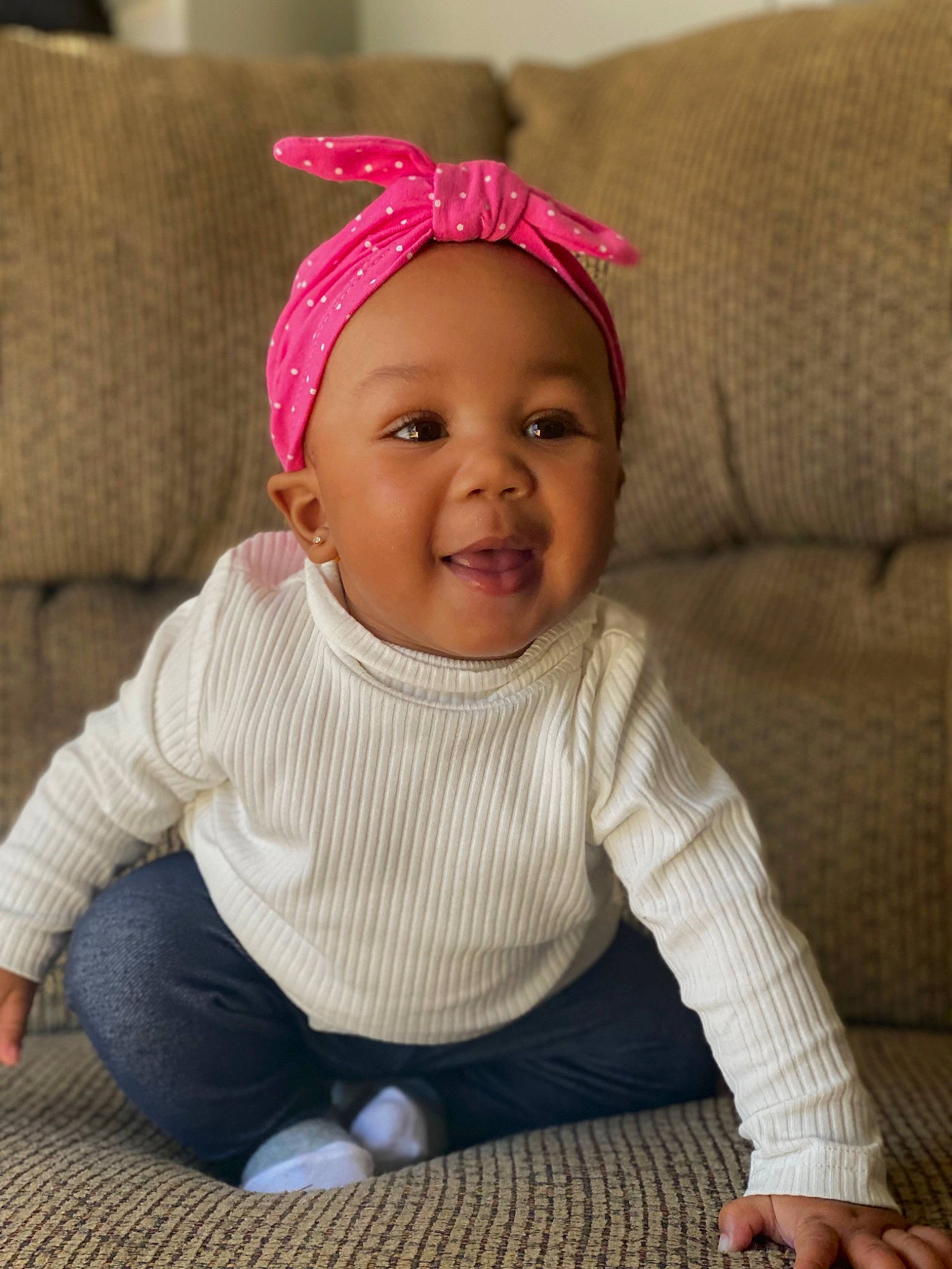 Malaysia joined the competition — help win amazing prizes! baby, baby_toddler_clothing, child, comfort, costume_hat, face, floor, flooring, happy, head, headwear, human_body, lip, outerwear, person, skin, sleeve, smile, textile, toddler