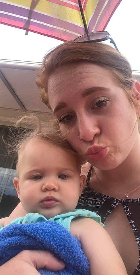 Averi is registered to the contest to win money with this photo: baby, cheek, child, chin, ear, eye, eyebrow, eyelash, fun, hair, hairstyle, happy, head, iris, lip, mouth, nose, organ, person, skin