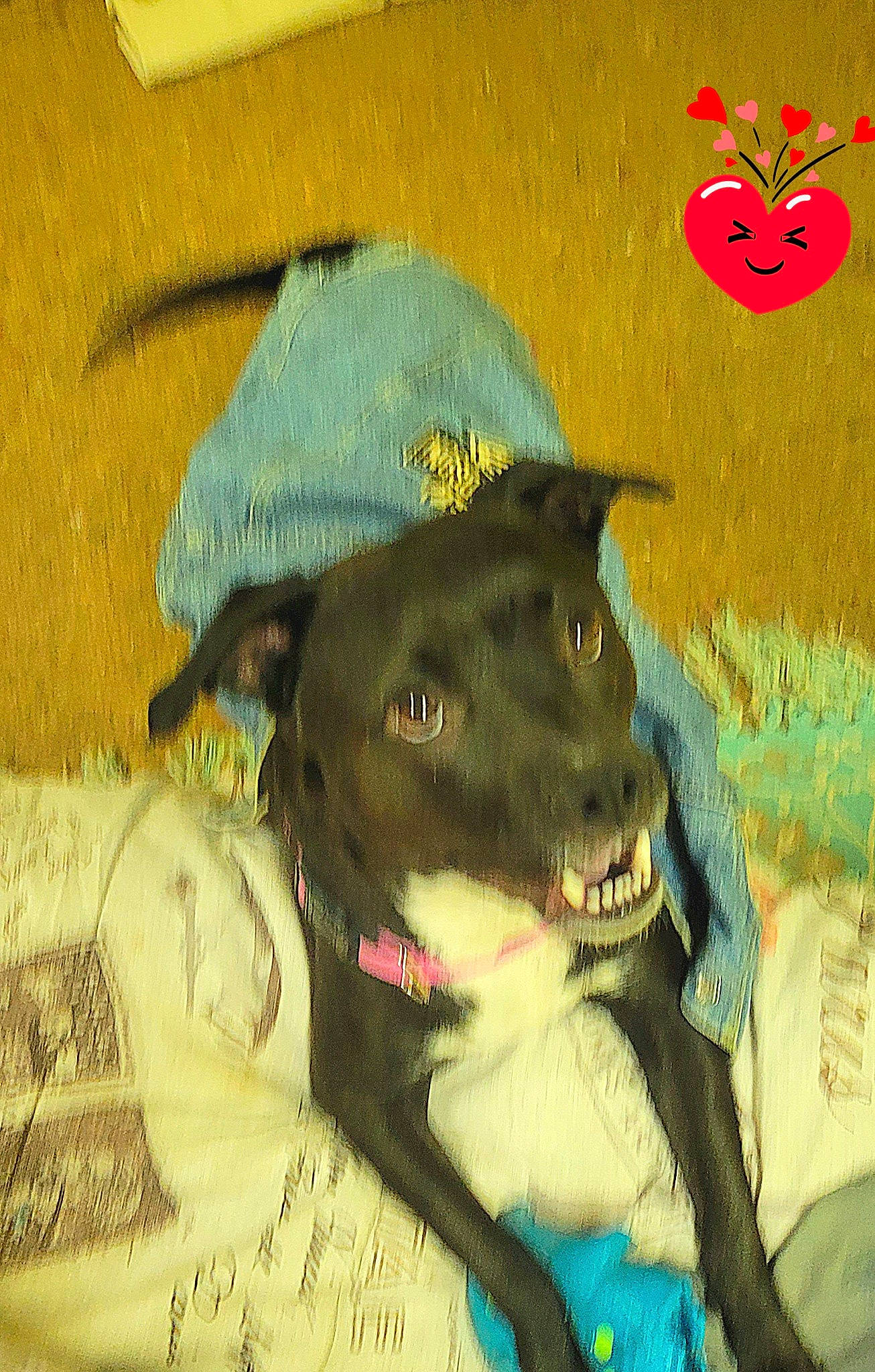 Lele joined the competition — help win amazing prizes! art, canidae, carnivore, collar, companion_dog, dog, dog_breed, drawing, fang, fur, illustration, leash, paint, painting, snout, sporting_group, visual_arts, whiskers, window, working_animal