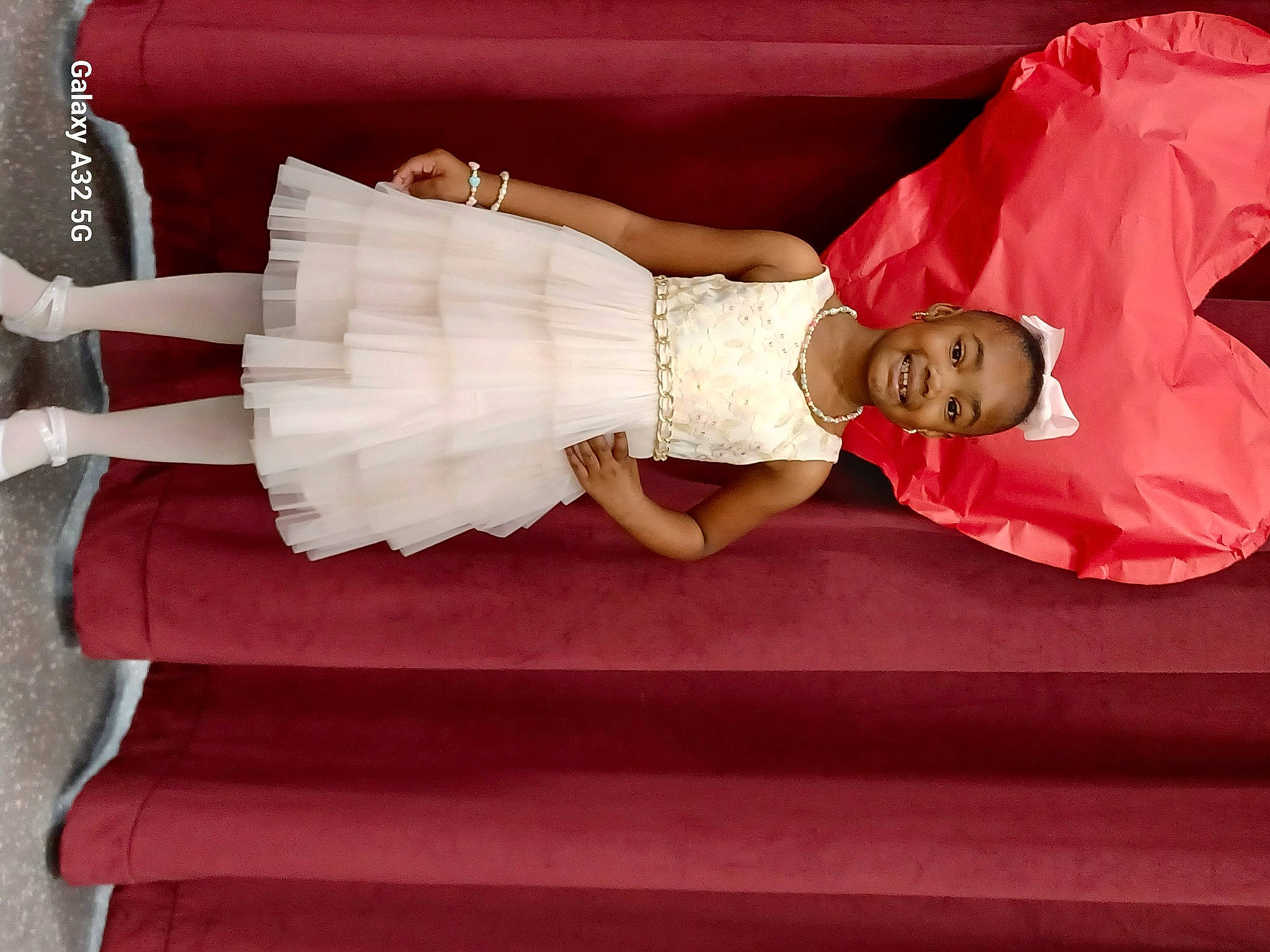 Hailey joined the competition — help win amazing prizes! bridal_accessory, comfort, day_dress, dress, fashion_design, fashion_model, flooring, formal_wear, gown, hand, happy, human_body, human_leg, joy, leg, linens, person, pink, sleeve, thigh