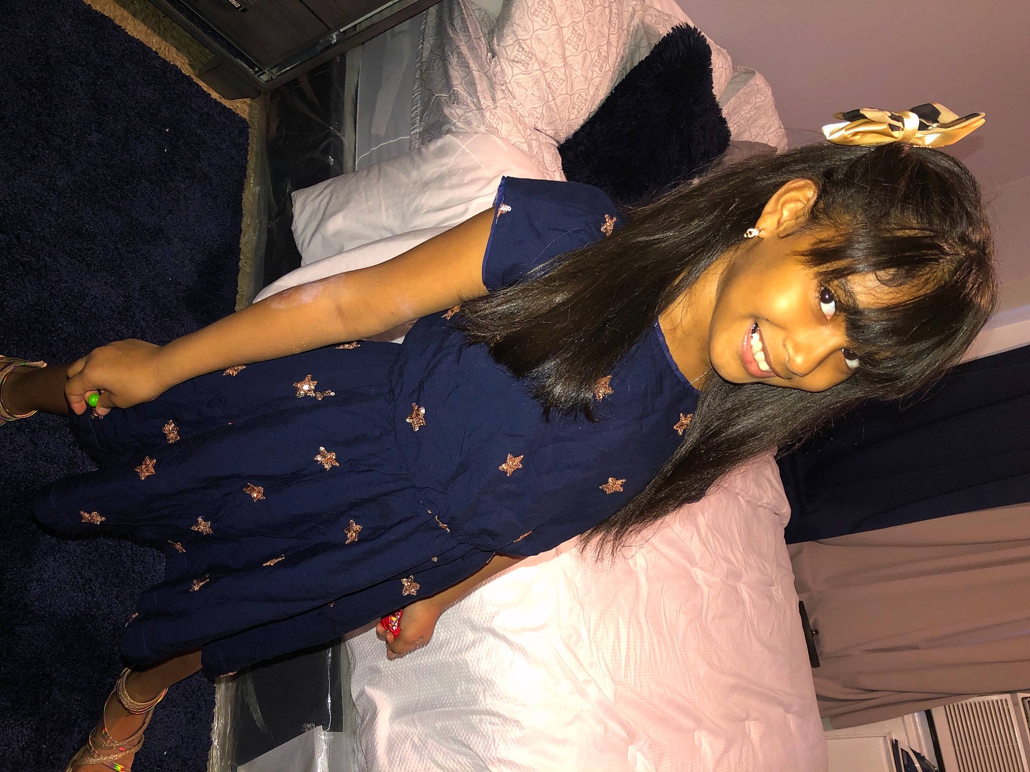 Camilah is registered to the contest to win money with this photo: arm, black_hair, body_jewelry, bracelet, day_dress, elbow, embellishment, fashion, fashion_accessory, flash_photography, headpiece, human, joint, joy, long_hair, makeover, mouth, person, shoulder, watch