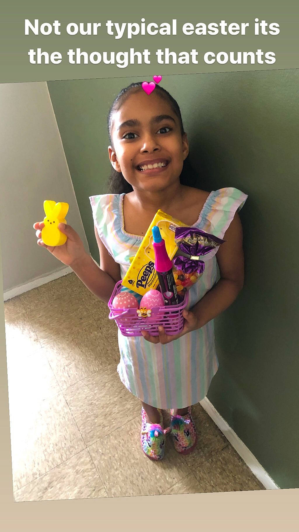 Camilah is registered to the contest to win money with this photo: baby_toddler_clothing, child, child_model, day_dress, dessert, facial_expression, fruit, hair_accessory, happy, headband, ice_cream, joy, nose, pattern, person, pink, purple, toy